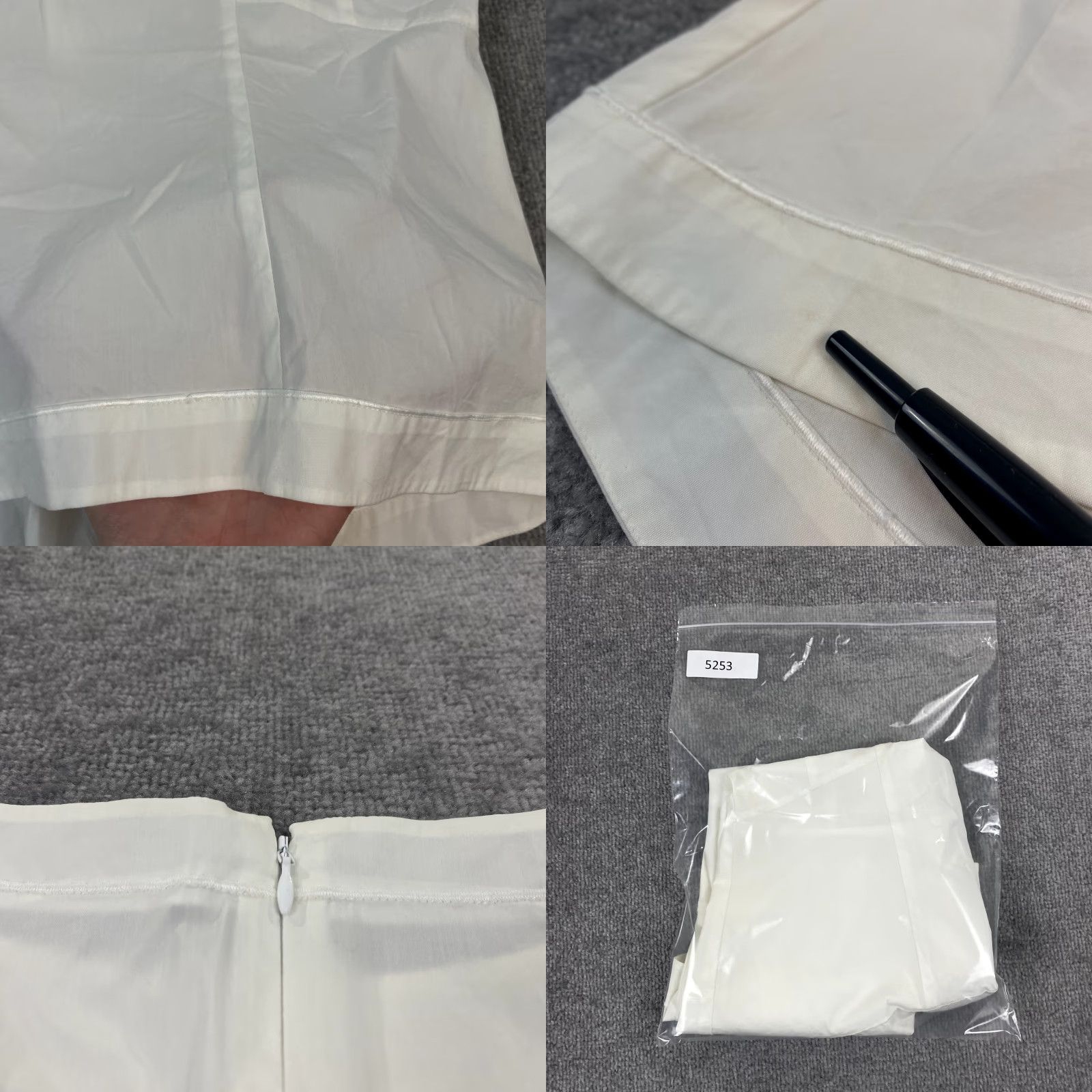 Vintage Lafayette 148 New York Shirt Womens M/L White Back Zip Sleeveless Sheer Lightweight Top Size M / US 6-8 / IT 42-44 - 8 Thumbnail