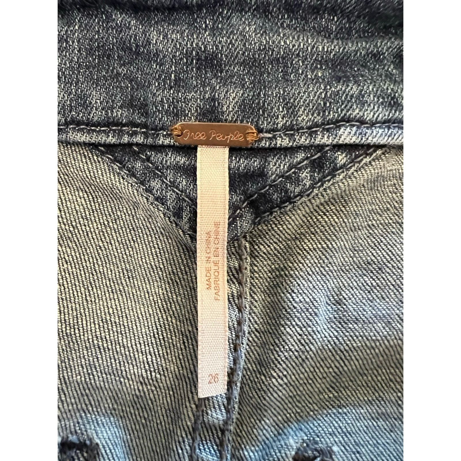 Free People Free People Teague Denim Overalls Size 26" / US 2 / IT 38 - 6 Thumbnail