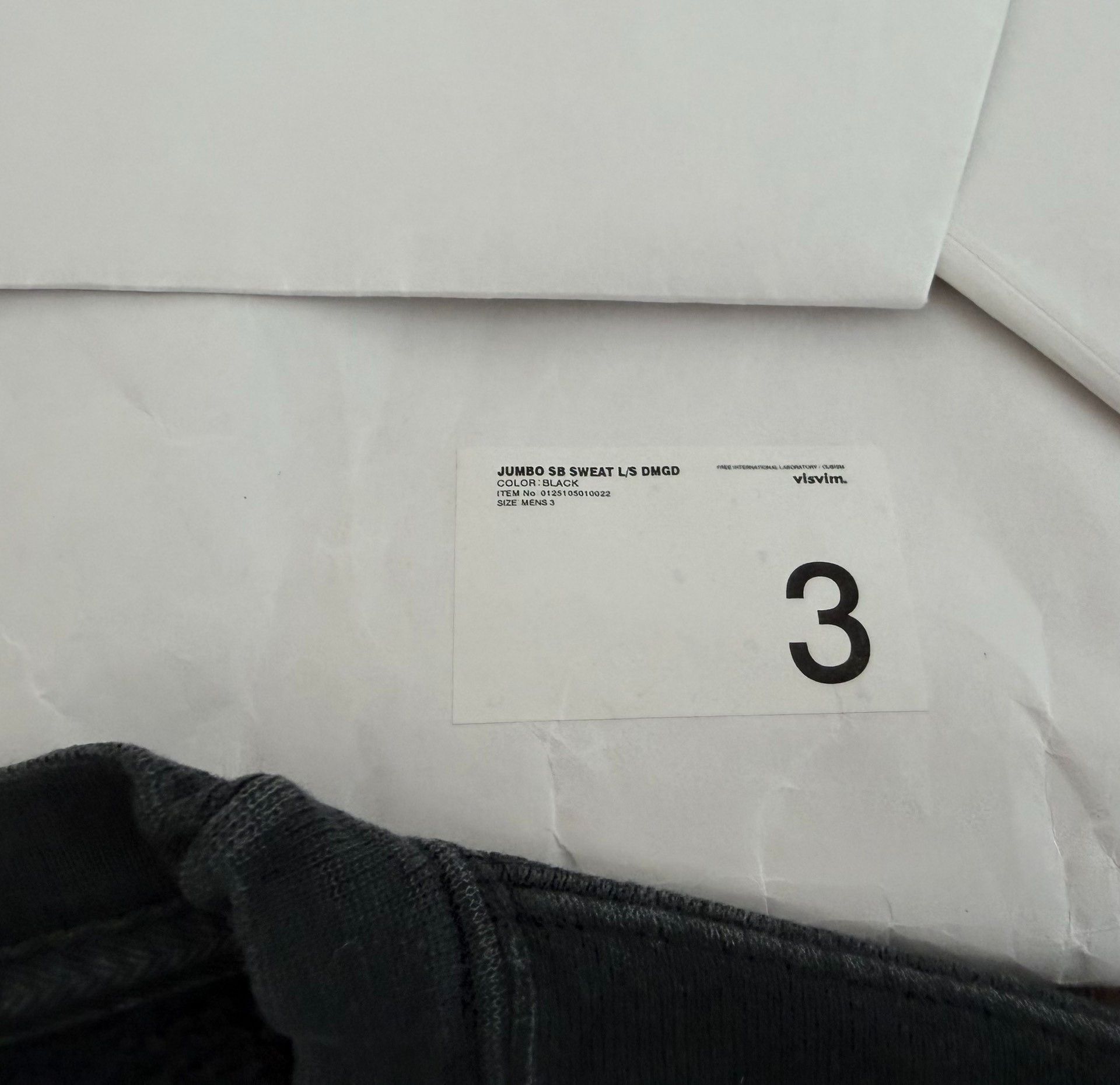 Visvim VISVIM 25SS JUMBO SB SWEAT L/S DMGD Size US L / EU 52-54 / 3 - 4 Thumbnail