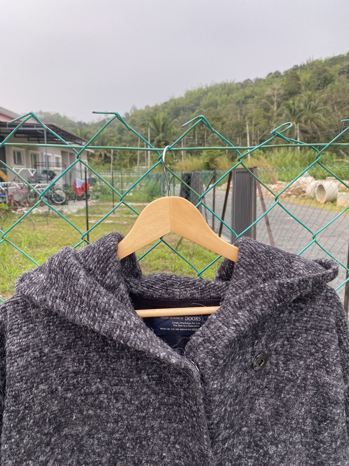 URBAN RESEARCH DOORS Urban Research Door Mohair Hooded Jacket Size L / US 10 / IT 46 - 4 Thumbnail