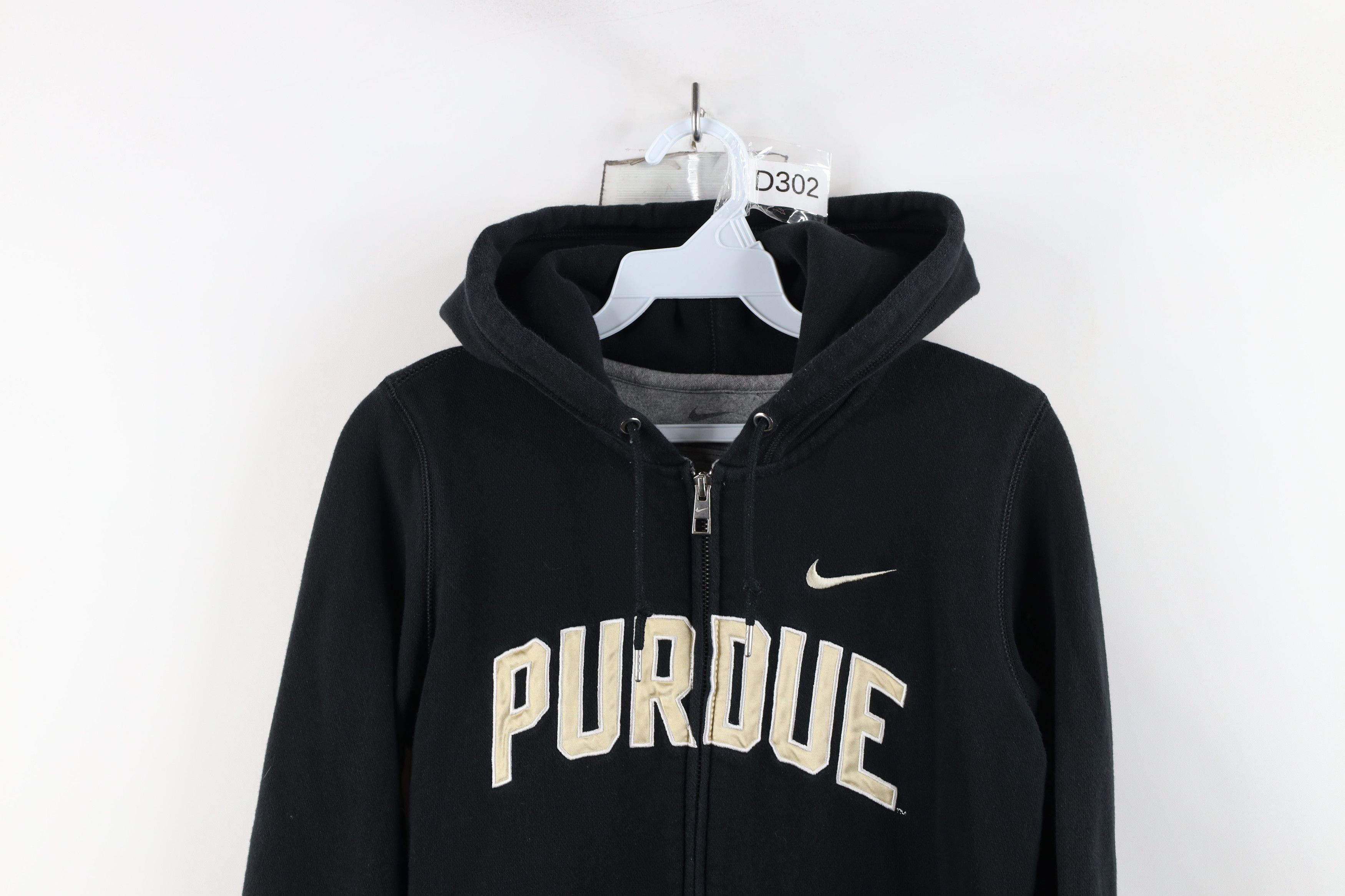 Nike × Vintage Vintage Nike Scott Mini Swoosh Purdue University Zip Hoodie Size M / US 6-8 / IT 42-44 - 2 Thumbnail