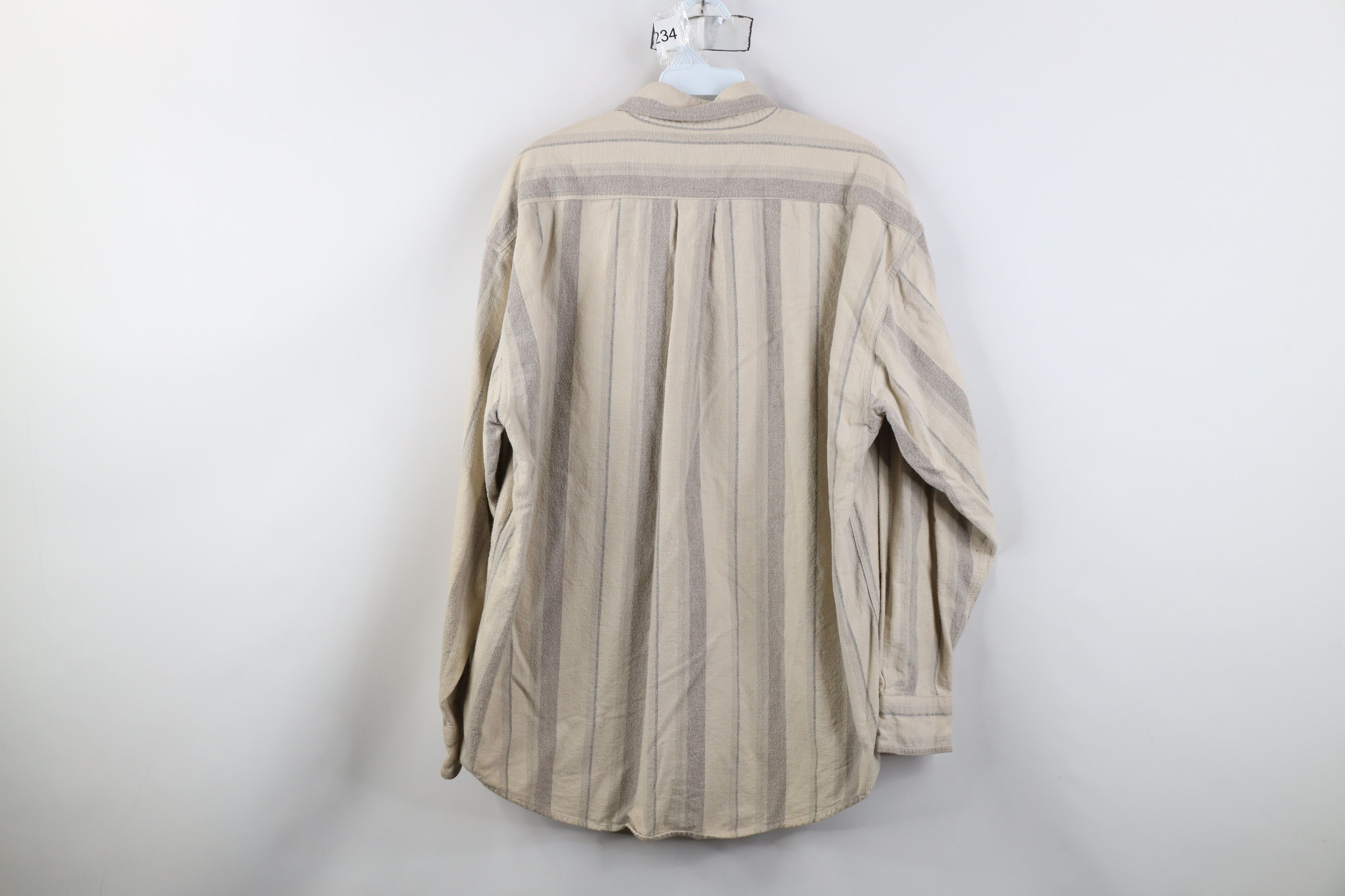 Vintage Vintage 90s Streetwear Chamois Cloth Button Down Shirt Size US L / EU 52-54 / 3 - 13 Thumbnail