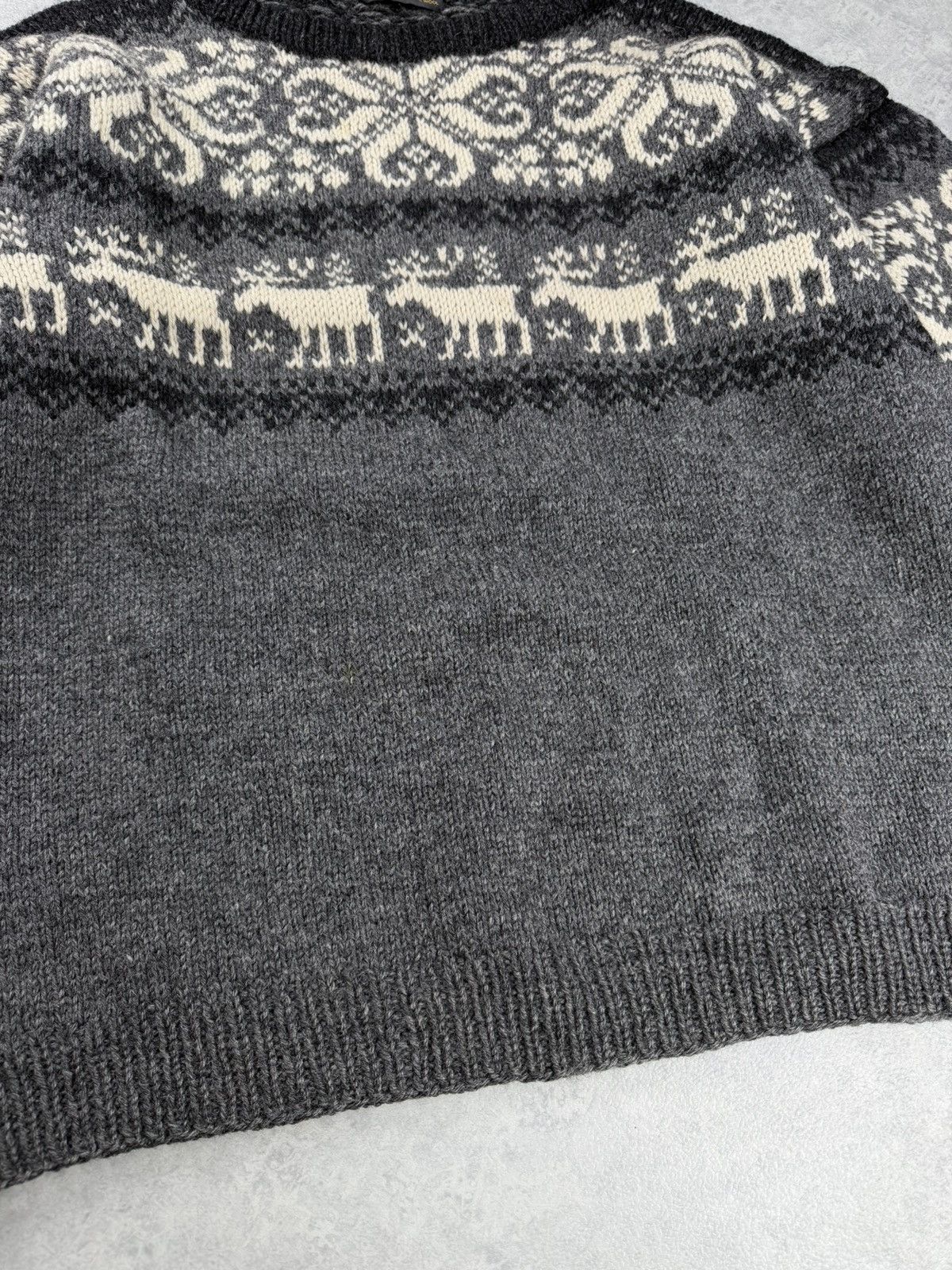 Vintage Vintage Saga Knit Norway Nordic Reindeer Wool Sweater Size US XL / EU 56 / 4 - 4 Thumbnail