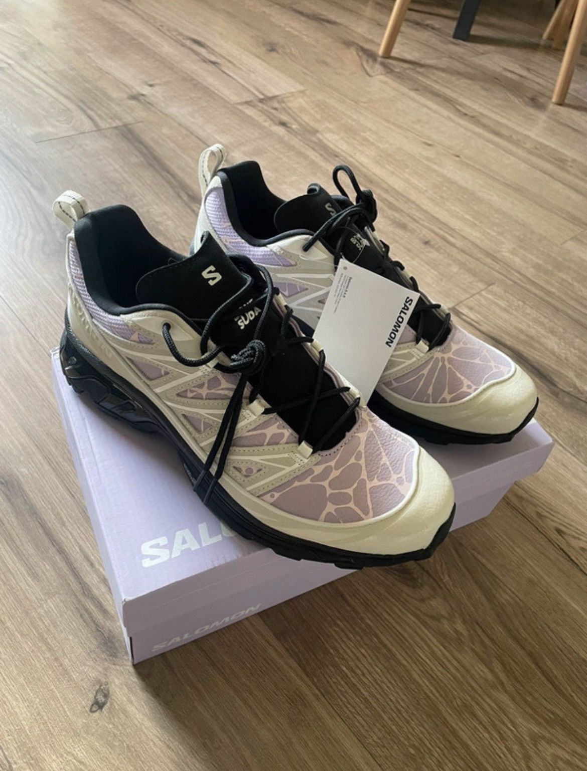 Salomon × Vintage Salomon x Bonesoda XT6 Bonabons Lilac/Black Size US 11.5 / EU 44-45 - 1 Thumbnail