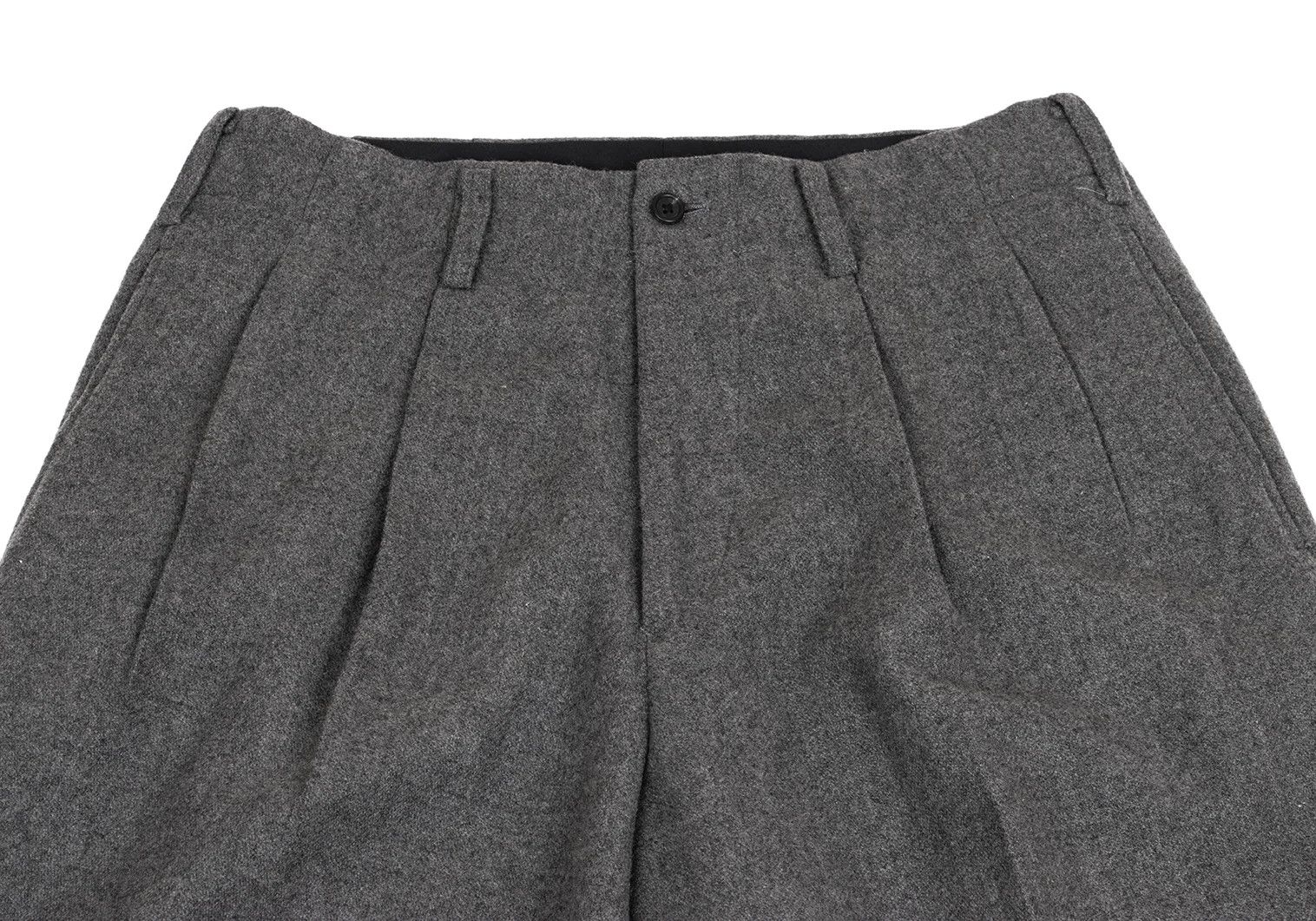 Yohji Yamamoto Yohji Yamamoto Felt Wool Tapered Pants Size US 36 / EU 52 - 3 Thumbnail