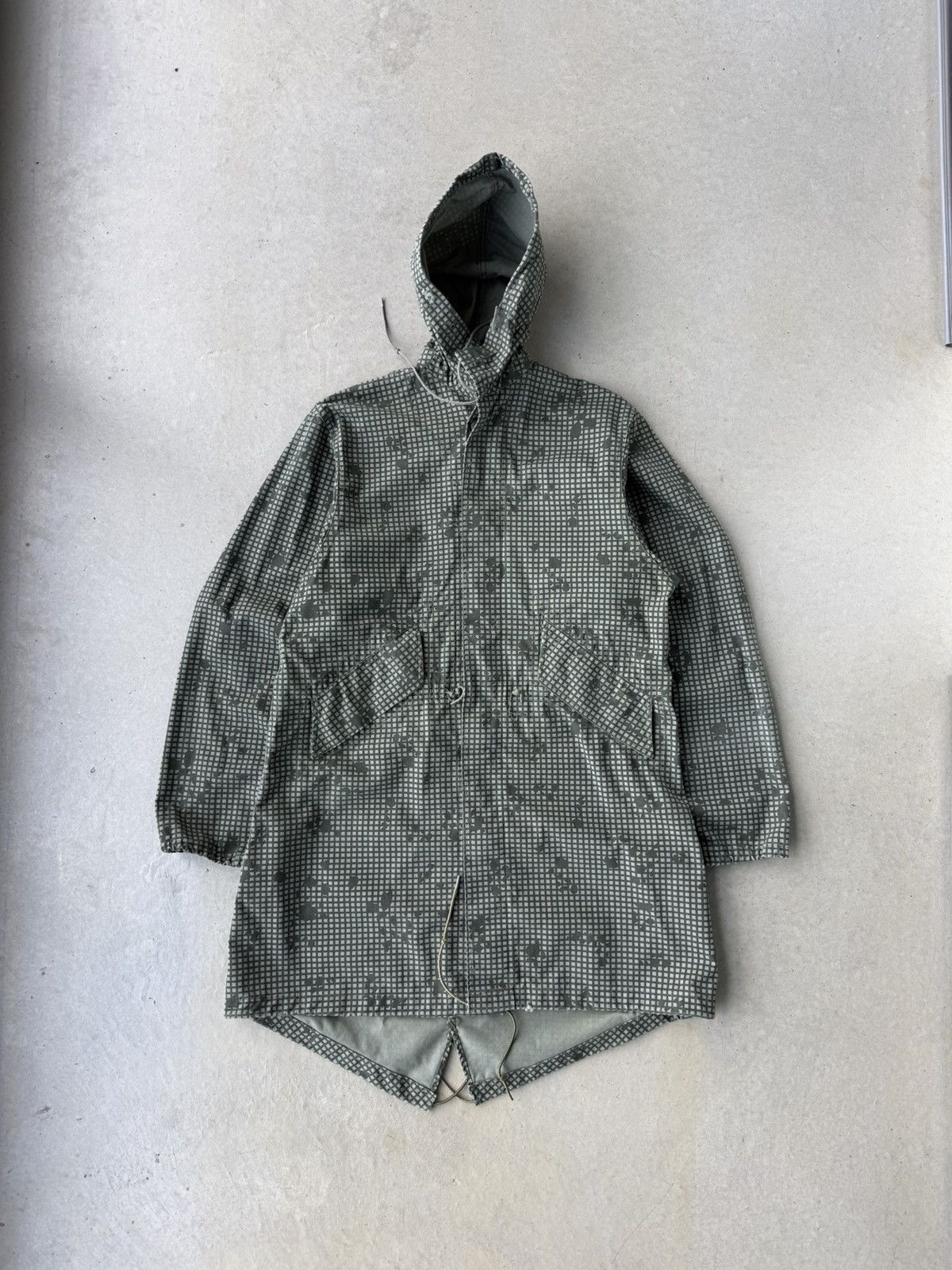 Vintage Vintage Military Parka Night Camouflage Fishtail Jacket Size US S / EU 44-46 / 1 - 1 Thumbnail
