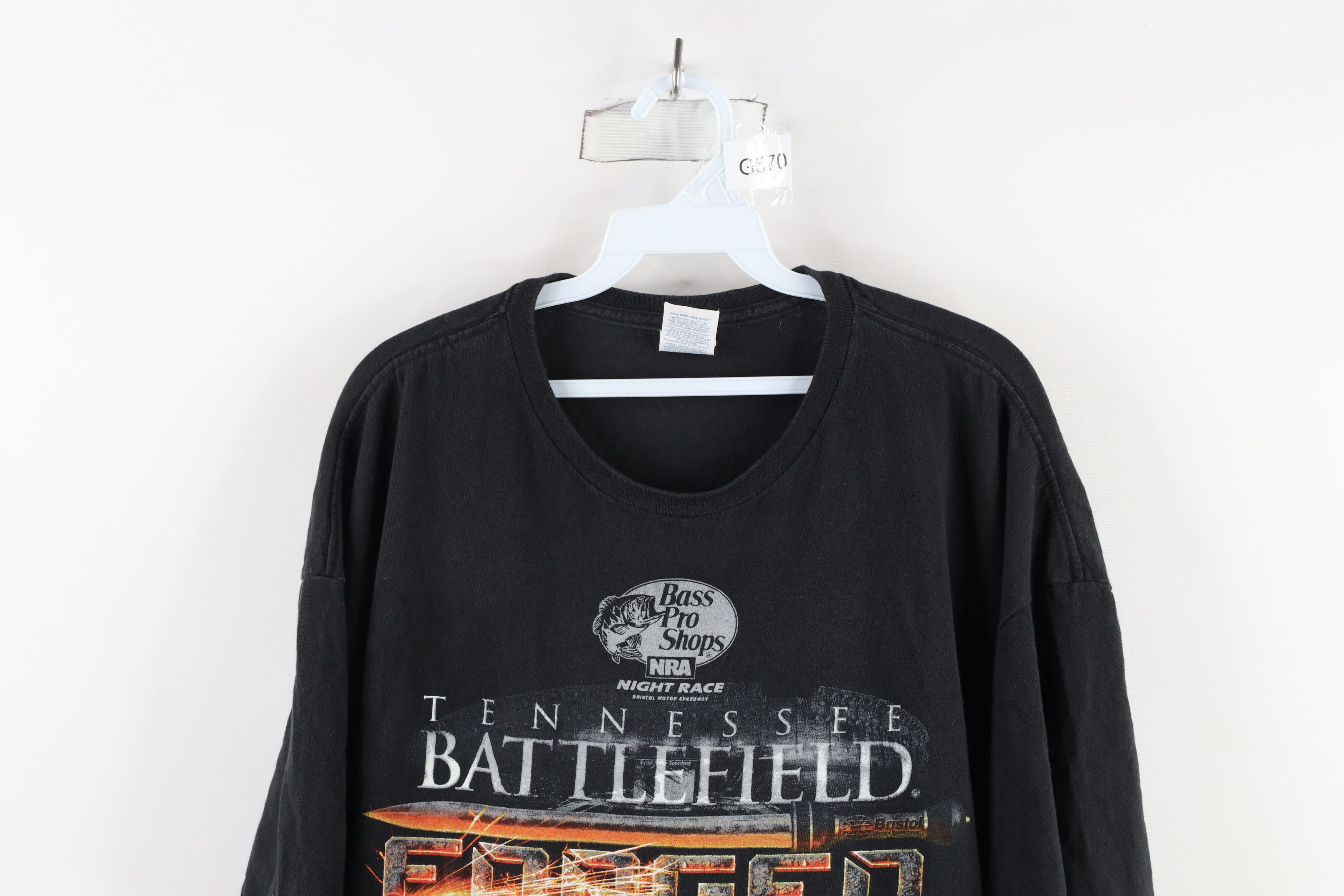 Vintage Vintage Y2K Battlefield Bristol Speedway Racing T-Shirt Size US XXL / EU 58 / 5 - 2 Thumbnail