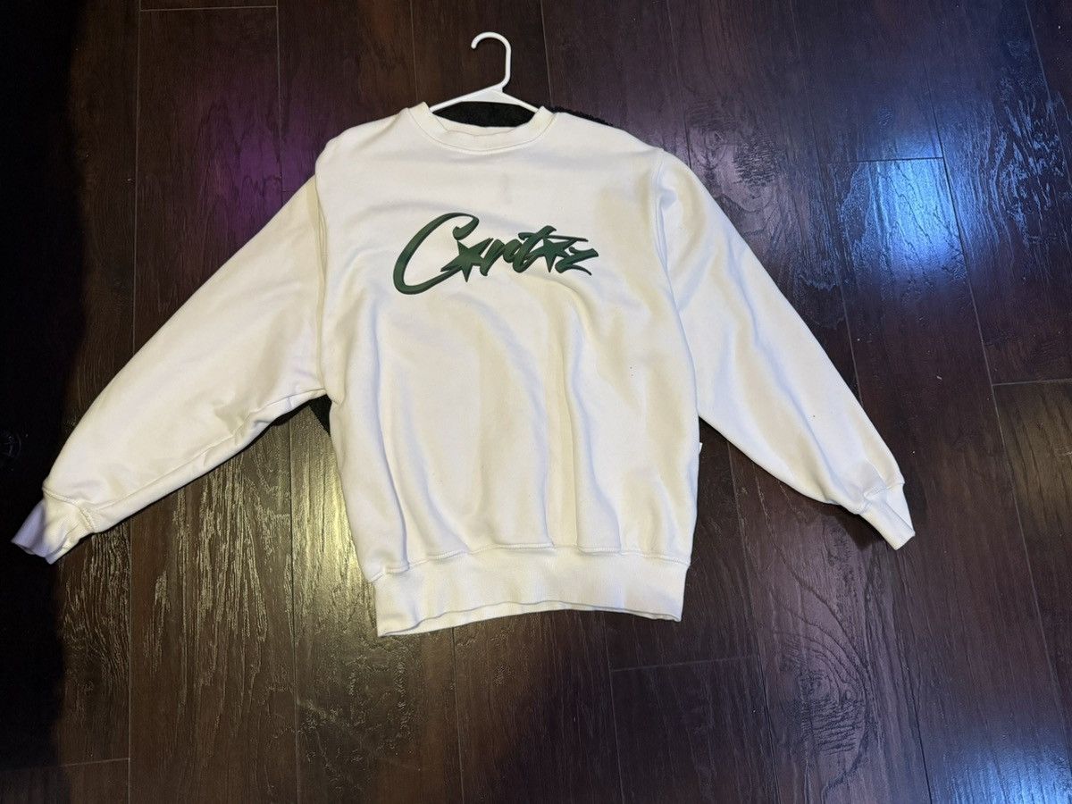 Corteiz Allstarz Sweatshirt 'White/Green'