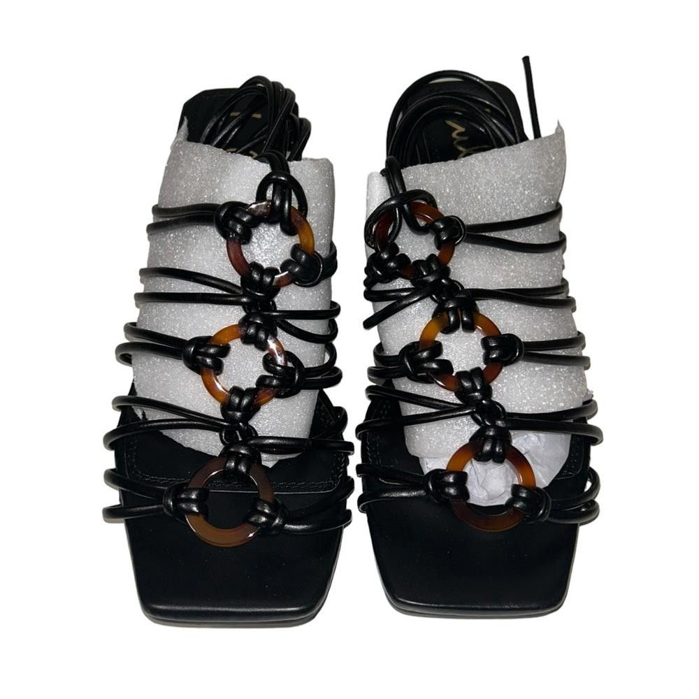 Lulus Lulus l NWT Finu Lace Up Heeled Sandals Size 9 Size US 9 / IT 39 - 2 Thumbnail