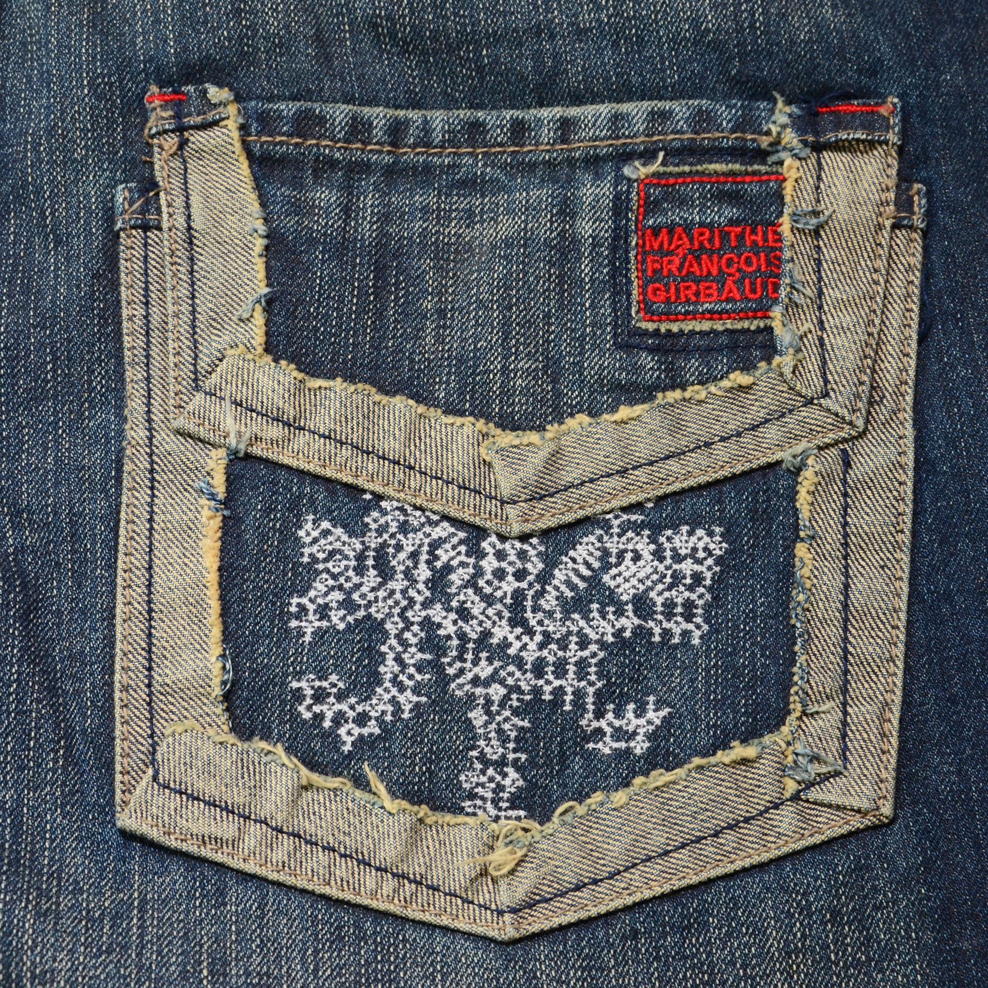 Marithe + Francois Girbaud [Tiny Hole] M+FG Jorts W34 Raw Denim Special 2006 Carft Size US 34 / EU 50 - 3 Thumbnail