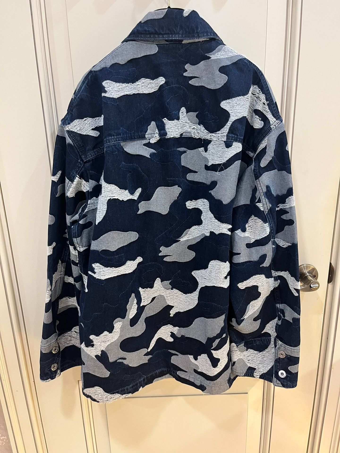 Valentino Valentino Camouflage Denim Jacket Size US S / EU 44-46 / 1 - 8 Thumbnail