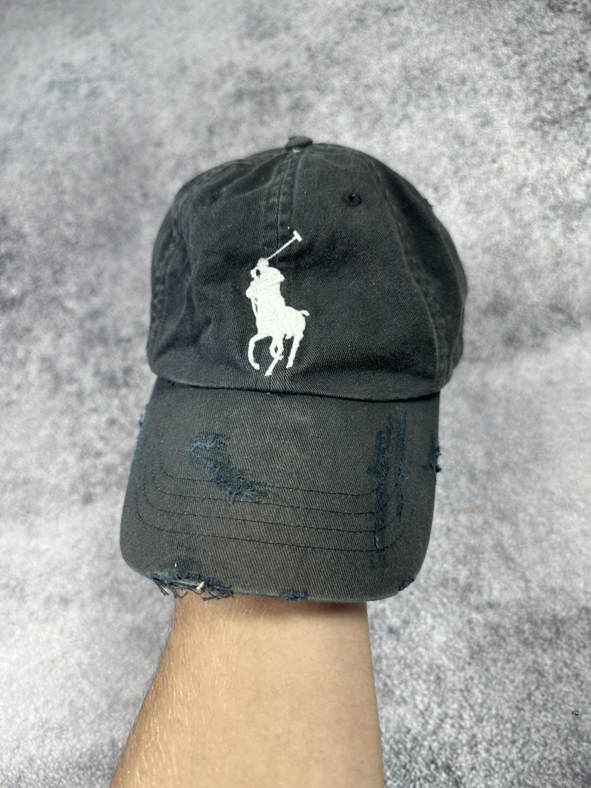 Polo Ralph Lauren Vintage Polo Ralph Lauren Black Cap Avant Garde USA 90s logo Size ONE SIZE - 3 Thumbnail