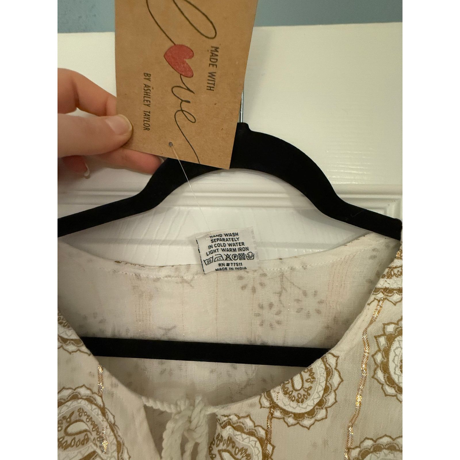 Other Ashley Taylor Boho Cream Tassel Dress OS Fits S-L Size ONE SIZE - 7 Thumbnail