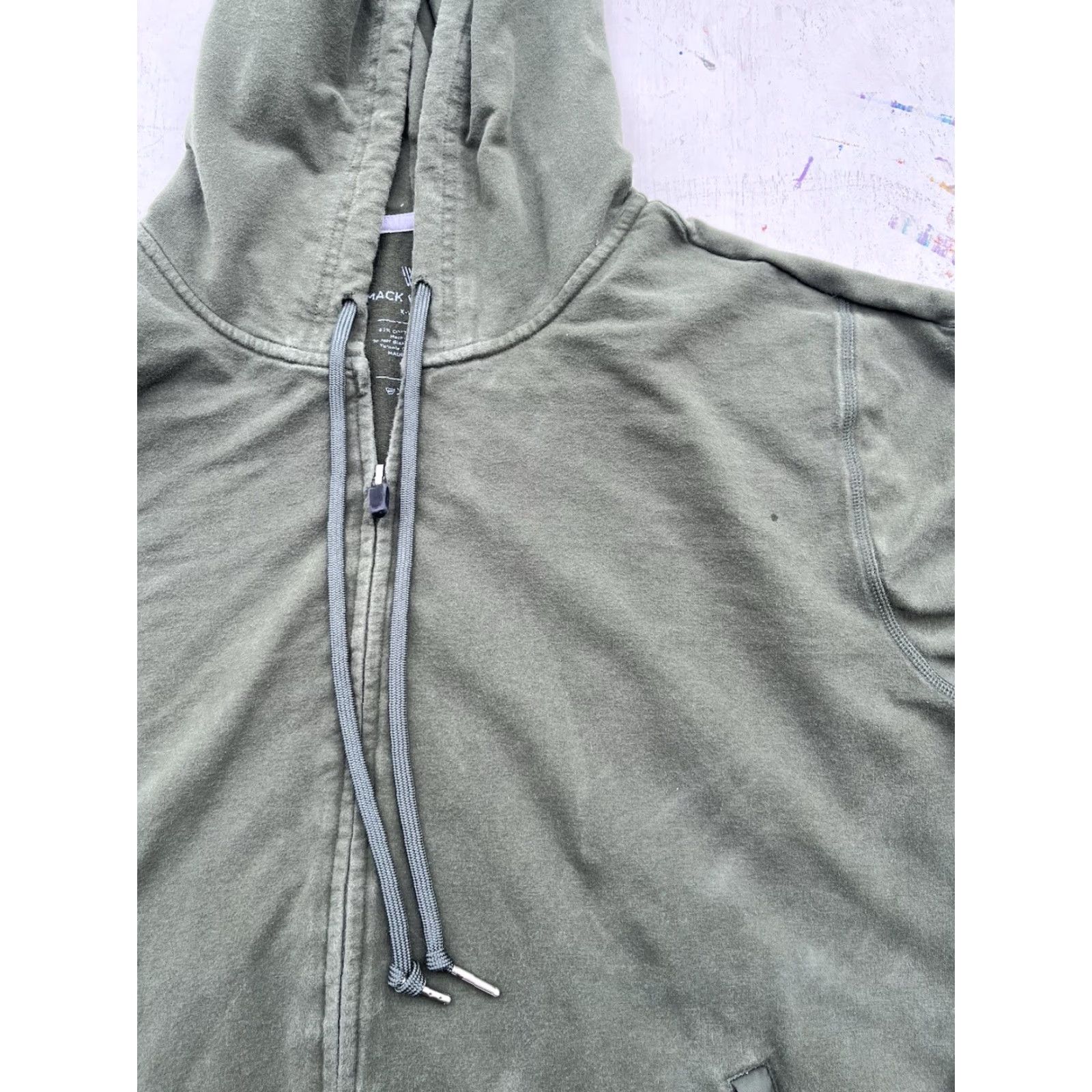 Vintage Mack Weldon Hoodie Green Solid Full-Zip XL Men’s Casual Outdoor 90s City Classic Logo Pockets Long Sleeve Sold? Size US XL / EU 56 / 4 - 2 Thumbnail
