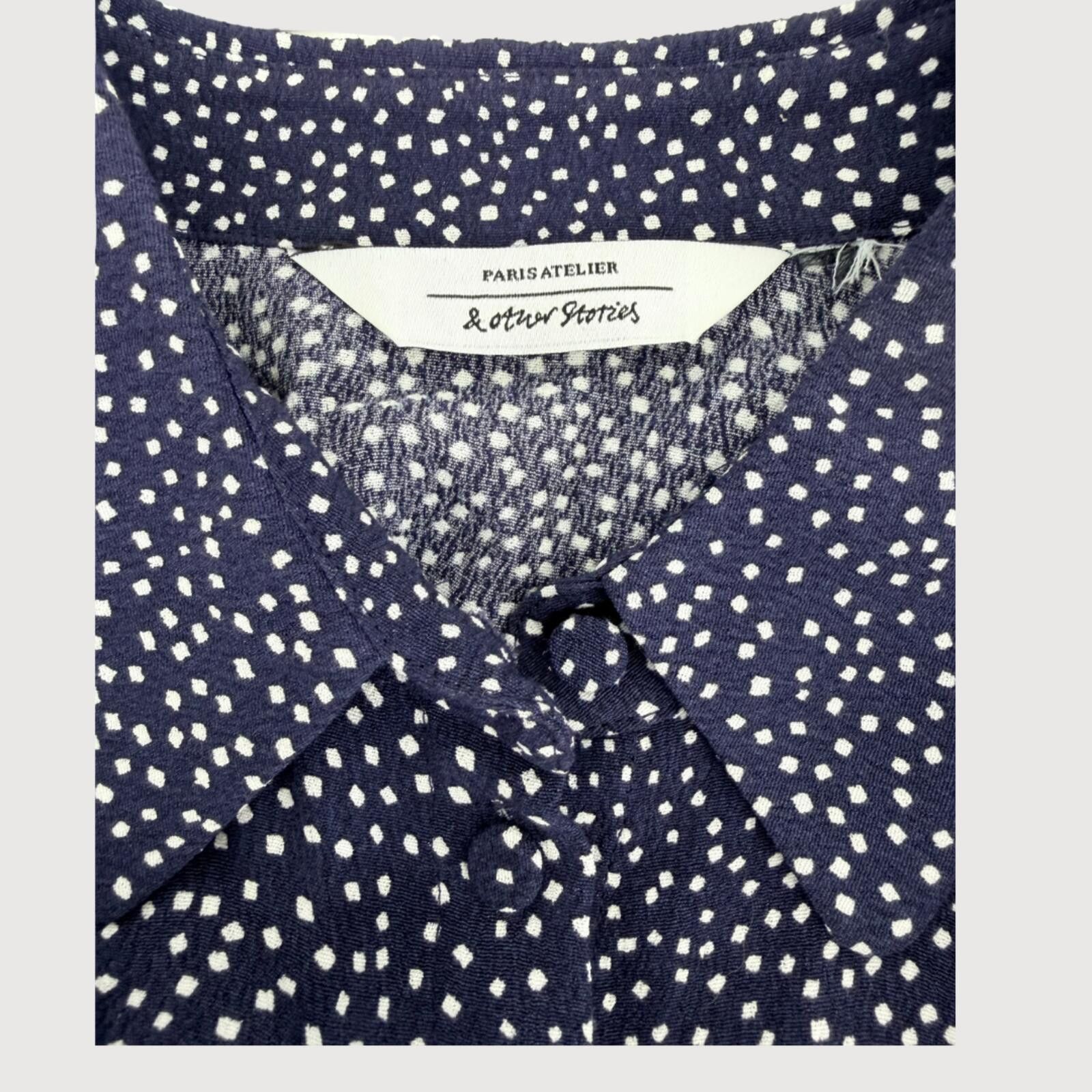Other & Other Stories Polka Dot Mini Dress XS Size XS / US 0-2 / IT 36-38 - 4 Thumbnail
