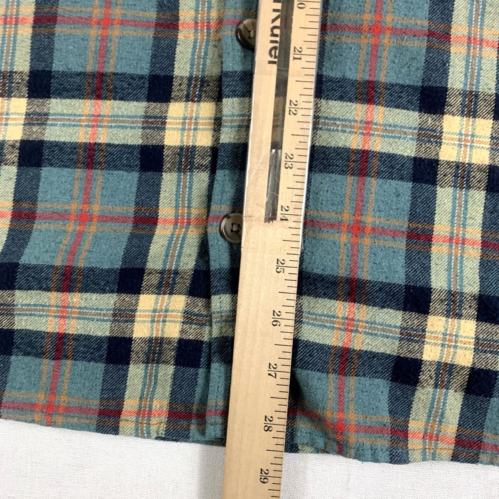 Marine Layer Marine Layer Shirt Men's Large Blue Plaid Flannel Long Sleeve Button Up Size US L / EU 52-54 / 3 - 5 Thumbnail