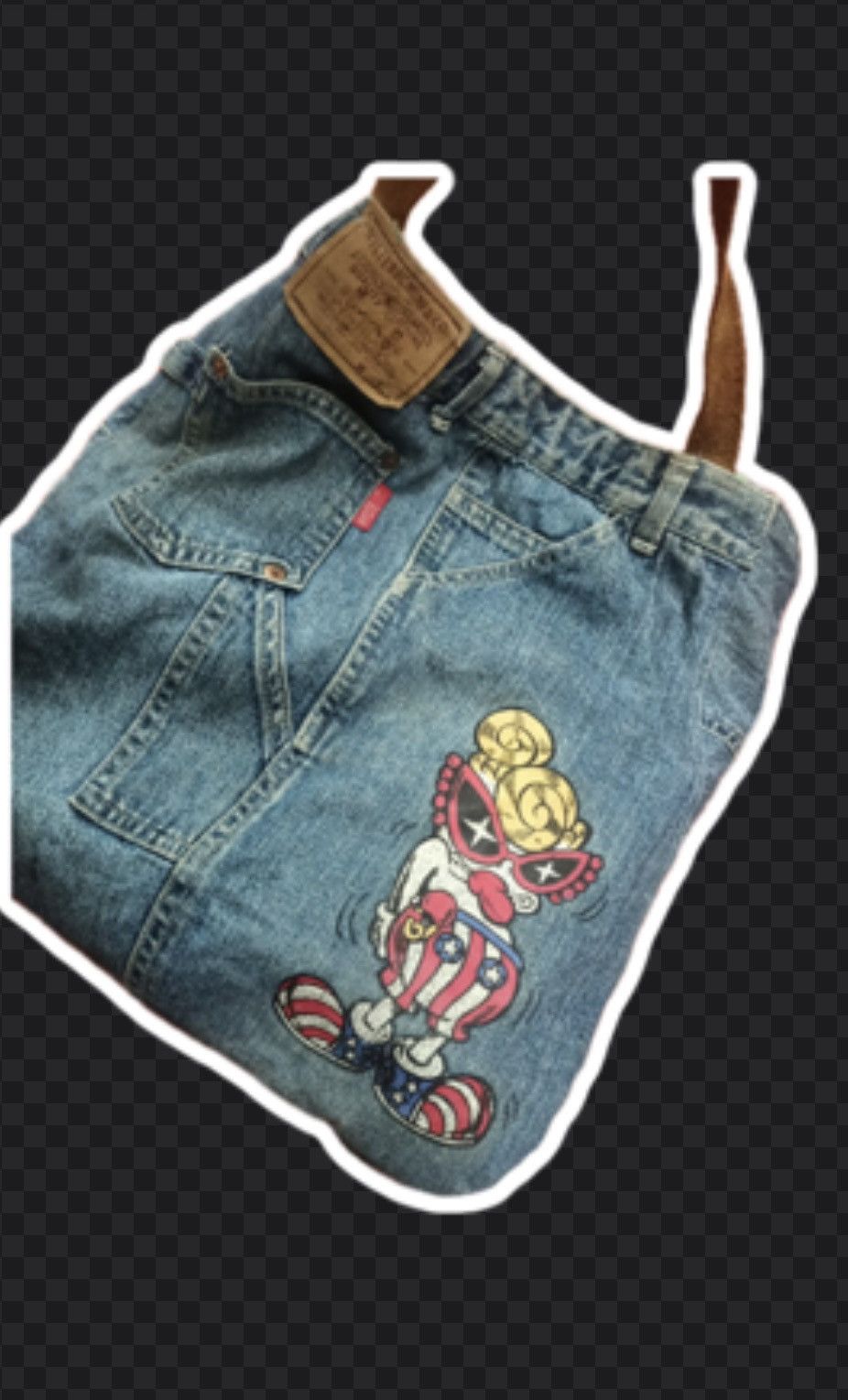 Hysteric Glamour HYSTERIC MINI x DENIM TOTE BAG x DENIM & DUNGAREE Size ONE SIZE - 3 Thumbnail