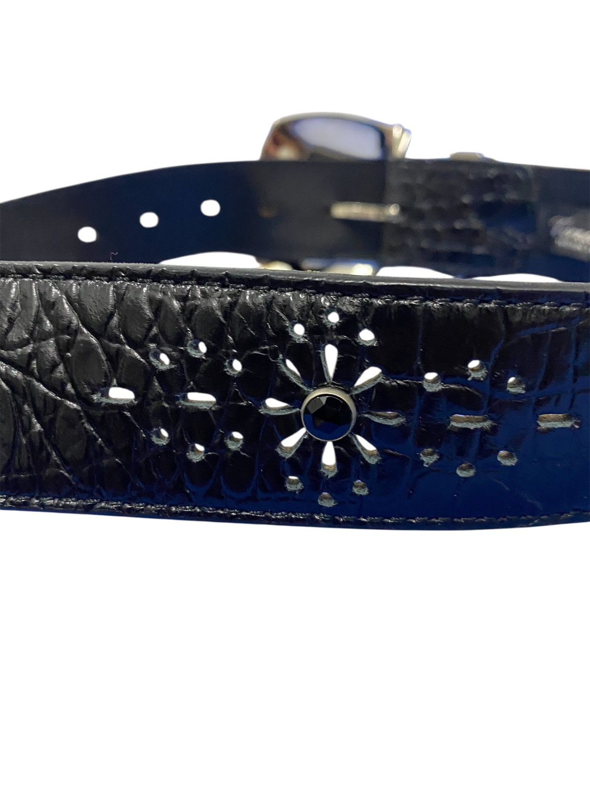 Tornado Mart Tordano Mart western style buckle with stud leather belt Size ONE SIZE - 6 Thumbnail