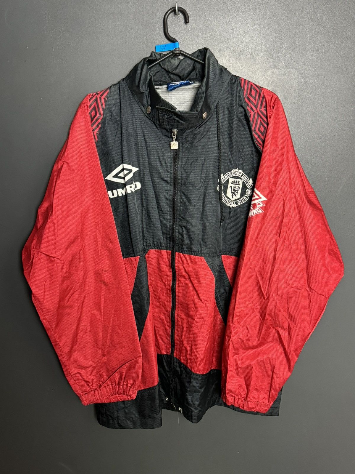 Vintage Manchester United Sharp Training Football Jacket