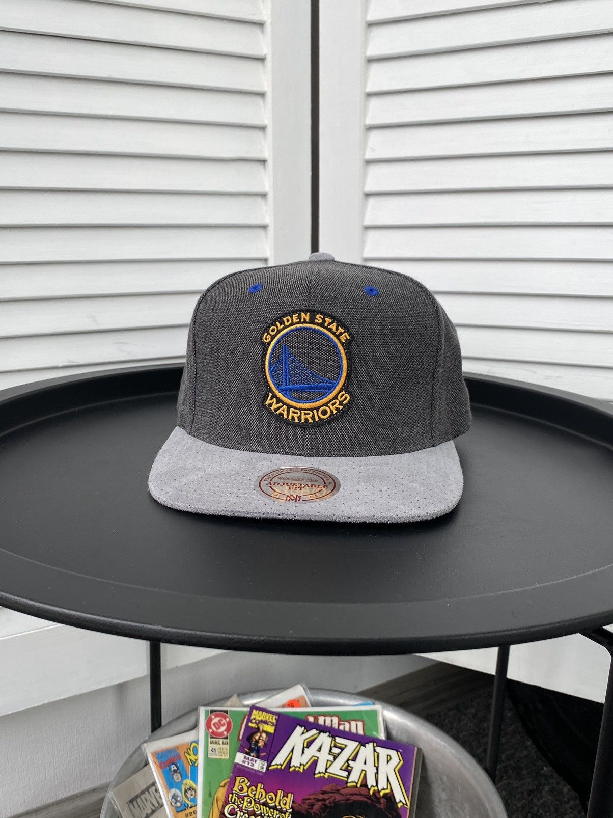 Mitchell & Ness × NBA Mitchell Ness Golden State Warriors NBA Basketball Snapback Size ONE SIZE - 5 Thumbnail