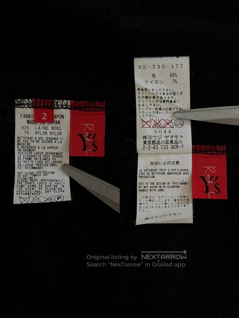 Yohji Yamamoto Yohji Yamamoto 08 AW Red Label Shaped Wool Hooded Suit Jac Size XS / US 0-2 / IT 36-38 - 6 Thumbnail