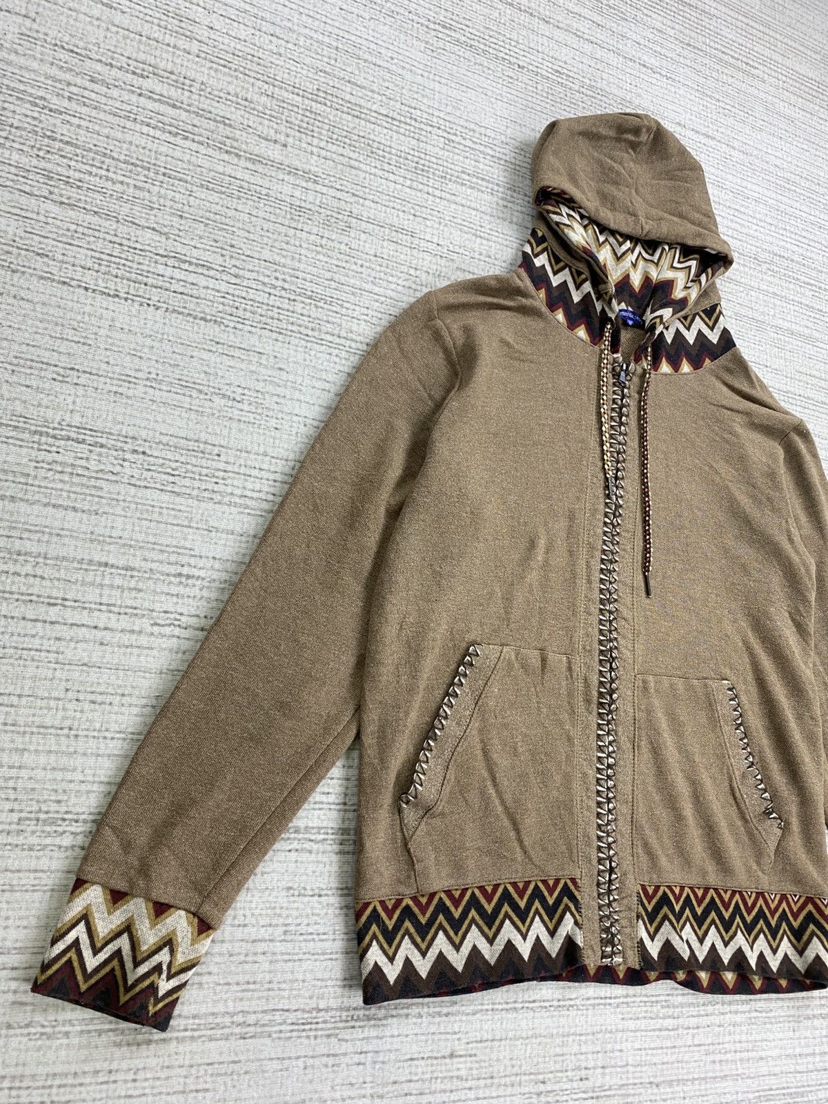 Japanese Brand × Vintage × semanticdesign Vintage Semantic Design Navajo Style Hoodie Jacket Size US M / EU 48-50 / 2 - 3 Thumbnail