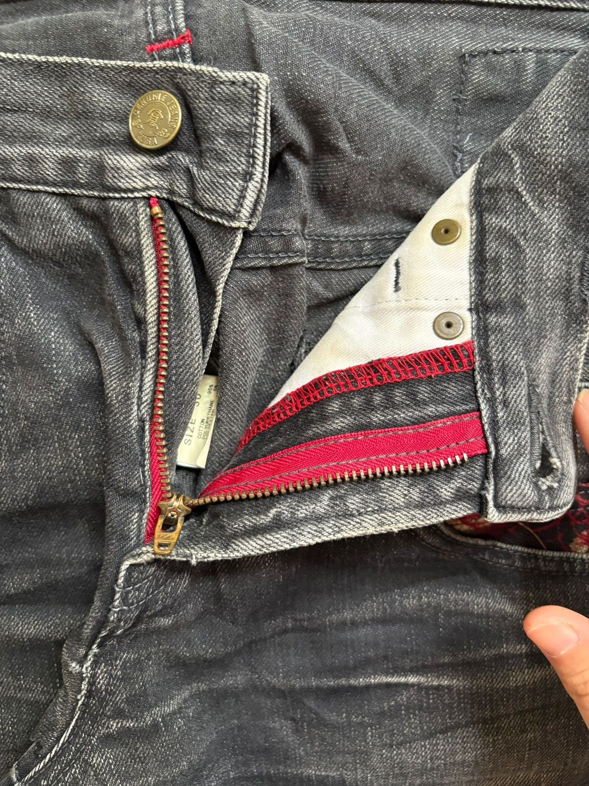 Japanese Brand Vintage Japanese Brand Bush Pant Buckle Back Jeans Size US 31 - 9 Thumbnail