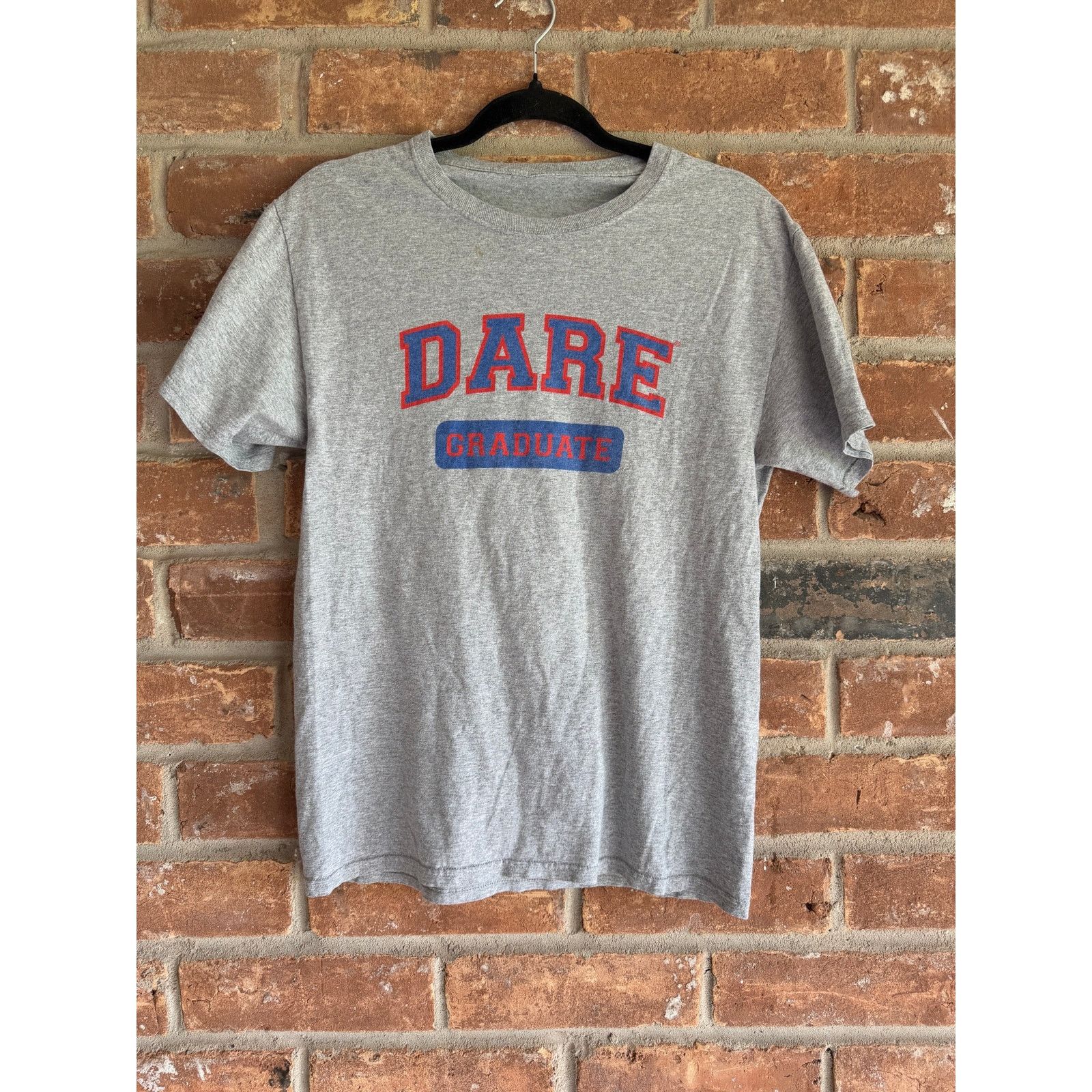 Vintage Vintage DARE Graduate Graphic Tee Gray XS Small Size XS / US 0-2 / IT 36-38 - 1 Thumbnail