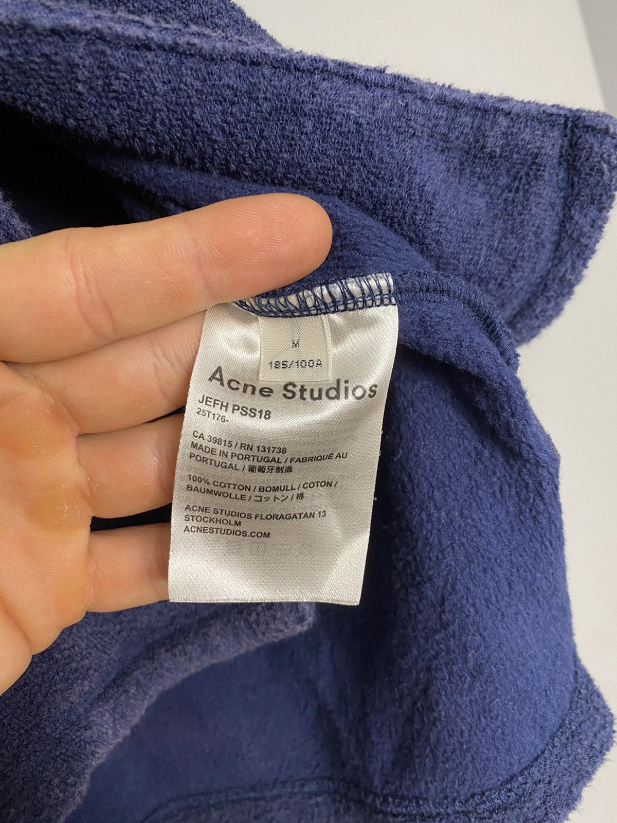 Acne Studios Acne Studios Short Sleeve Jefh PSS18 Towel Vacation Shirt Size US M / EU 48-50 / 2 - 7 Thumbnail