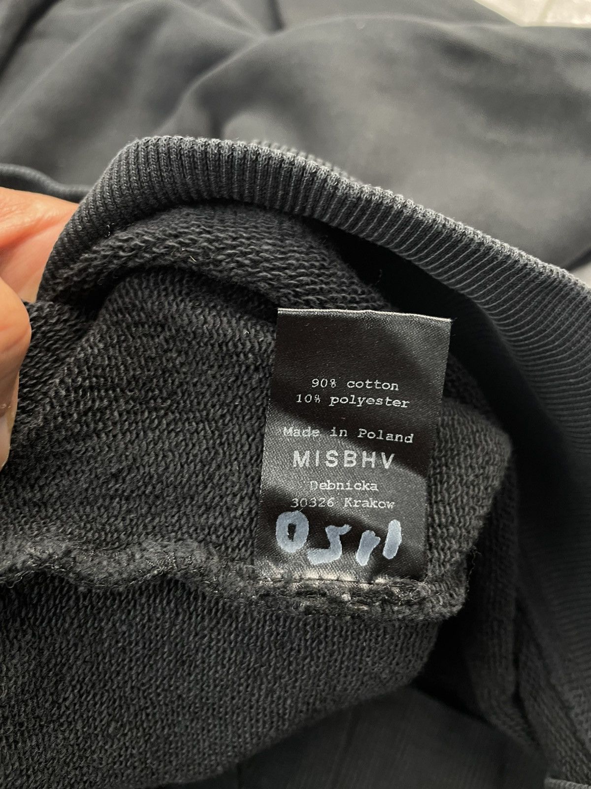 Misbhv MISBHV Black Print Hoodie W/ Face Size US L / EU 52-54 / 3 - 6 Thumbnail