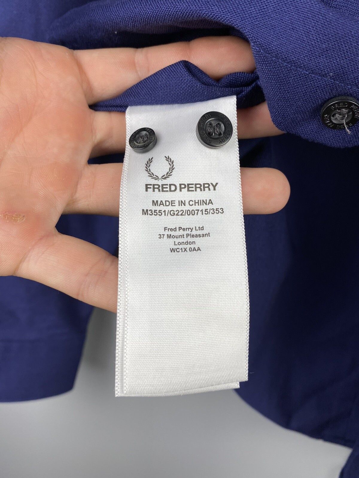 Fred Perry Fred Perry Button Up Long Sleeve Shirt Size US S / EU 44-46 / 1 - 12 Thumbnail
