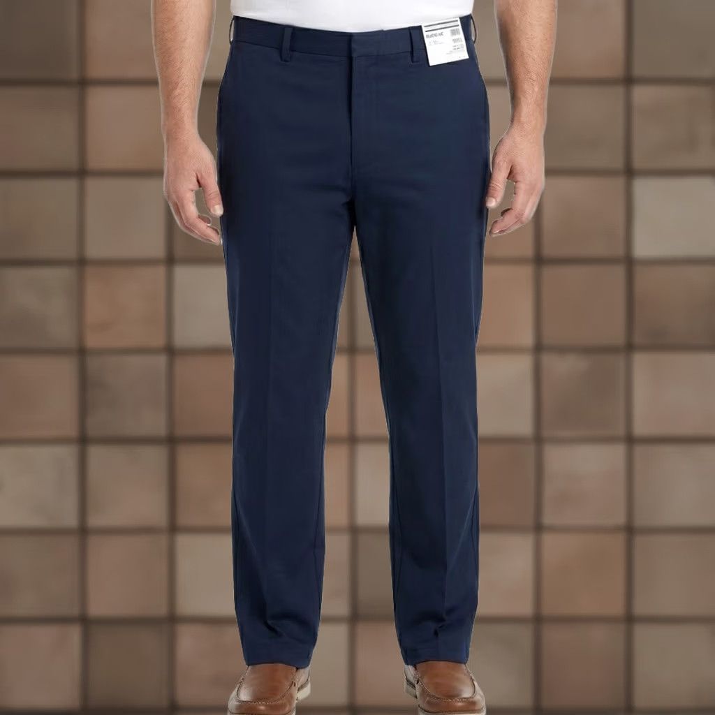Haggar VINTAGE? No. Haggar Cool 18 Pro Pants Navy Straight Fit 42x32 Mens NWT Size US 42 / EU 58 - 1 Thumbnail