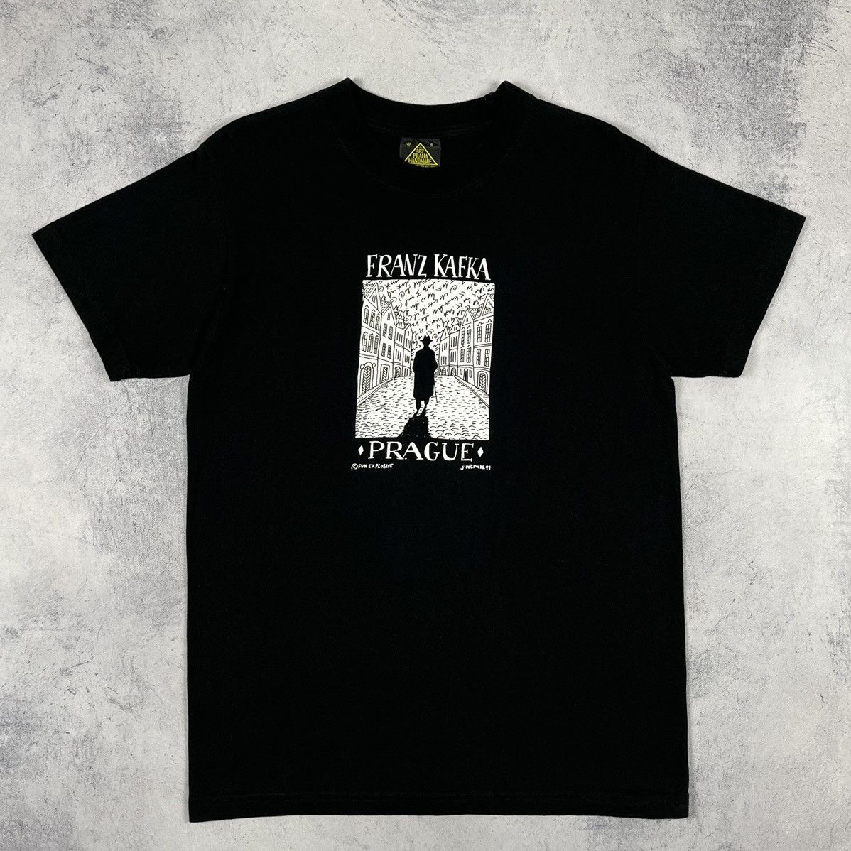 Vintage Vintage Franz Kafka Prague art tee 1991 Size US S / EU 44-46 / 1 - 2 Thumbnail