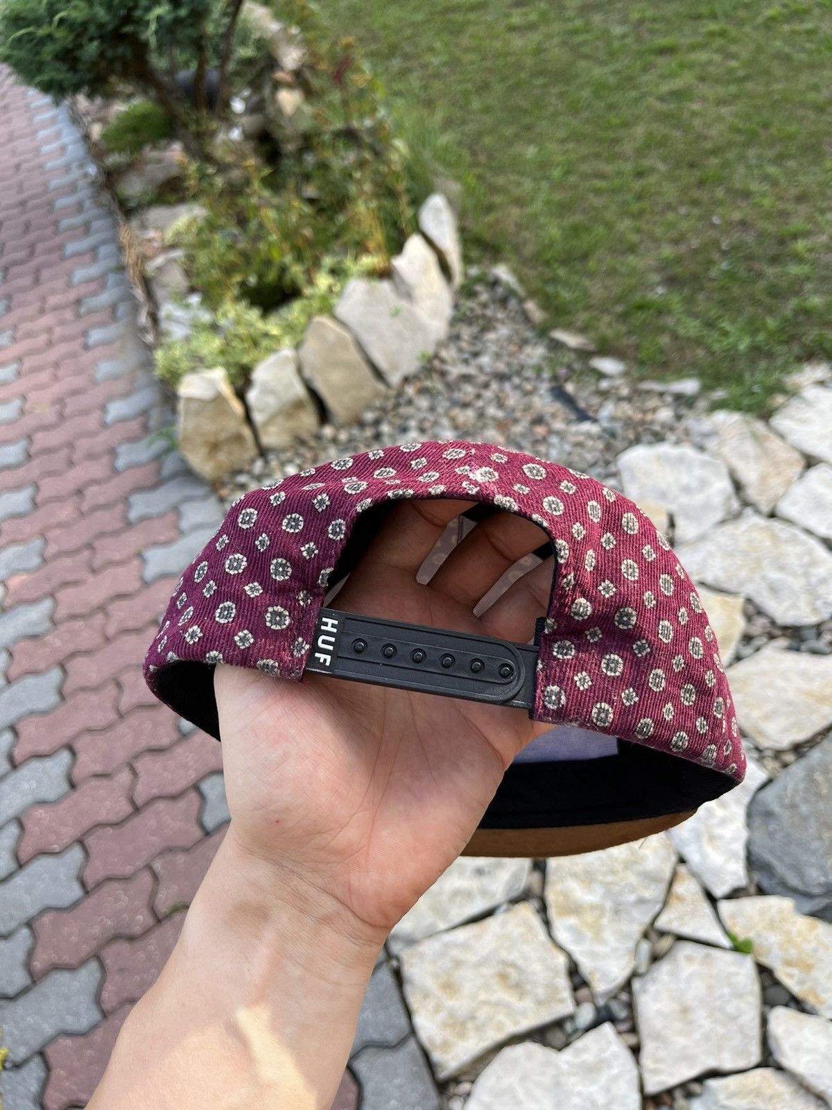 Huf × Vintage Vintage Huf flower snapback corduroy suede hat cap y2k retro Size ONE SIZE - 6 Thumbnail