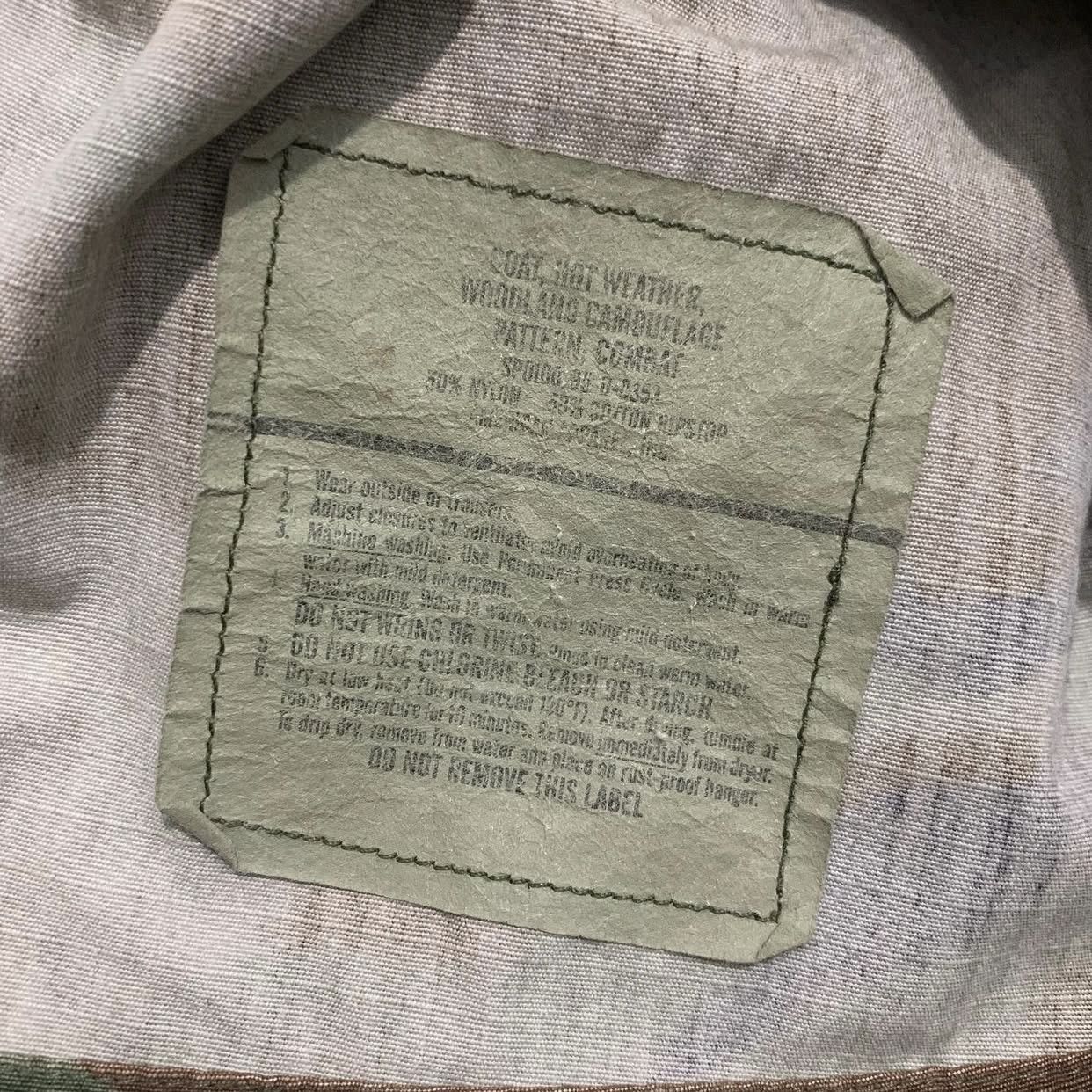 Other Coat - Hot Weather Woodland Camouflage Pattern Combat Jacket Size US M / EU 48-50 / 2 - 7 Thumbnail