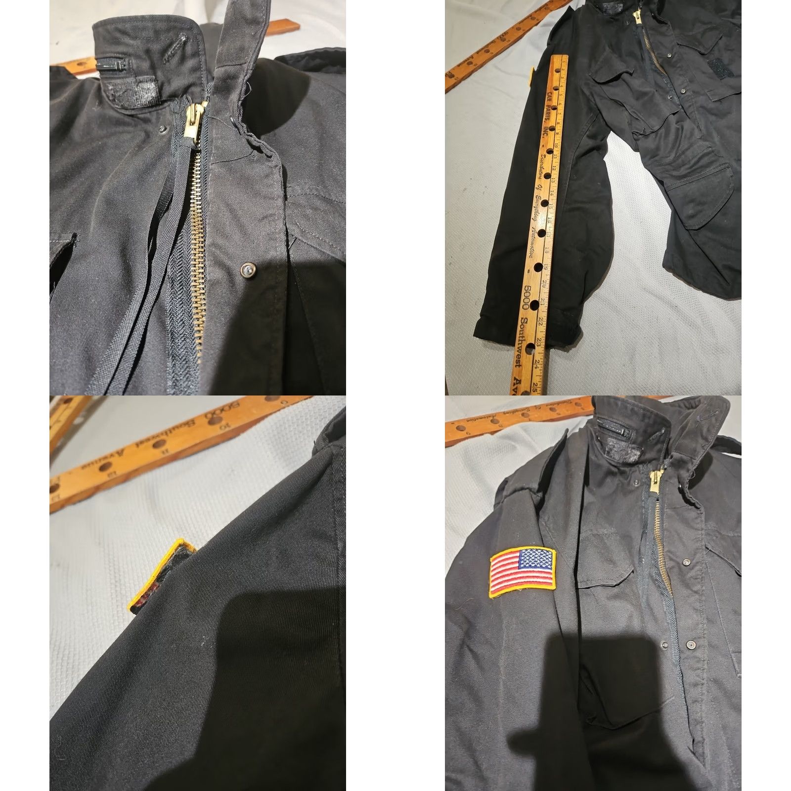 Harley Davidson VINTAGE Alpha Industries Military Jacket Mens M 1980s Black Harley Davidson Field Jacket Mens Size US M / EU 48-50 / 2 - 8 Thumbnail