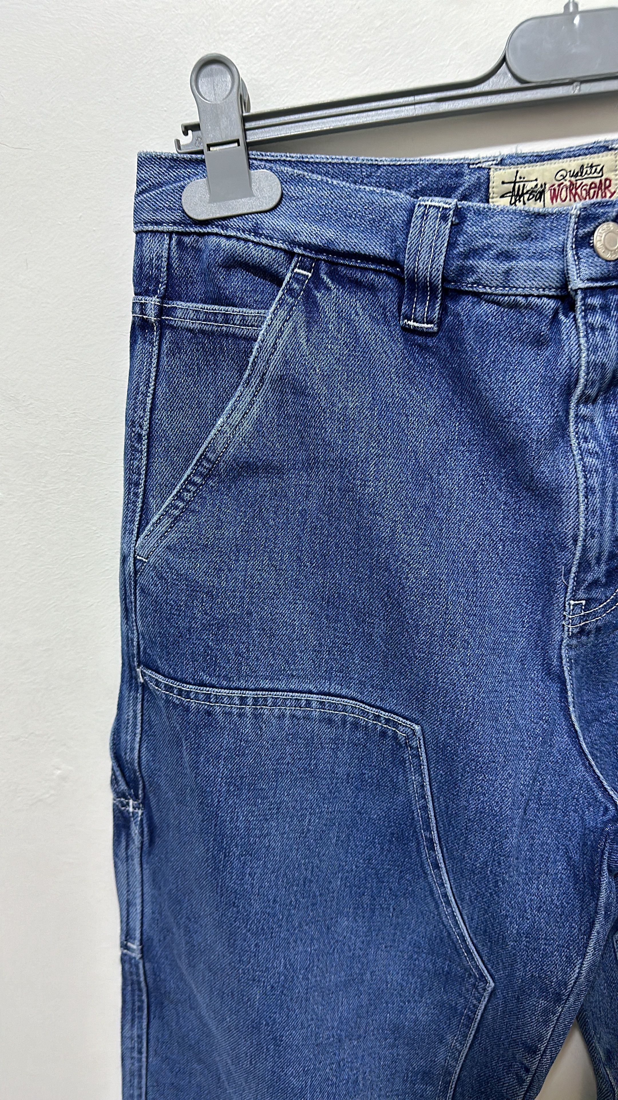 Stussy Stussy Double Knee Work Pant Blue Size 30 Size US 30 / EU 46 - 4 Thumbnail
