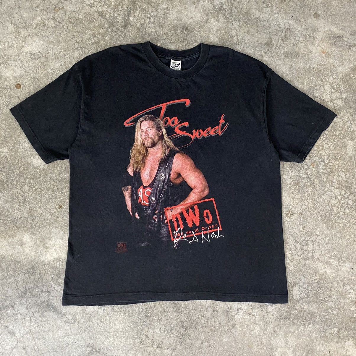 Vintage Vintage 1998 Kevin Nash “Too Sweet” WCW nWO Wresting Tee Size US XXL / EU 58 / 5 - 1 Thumbnail