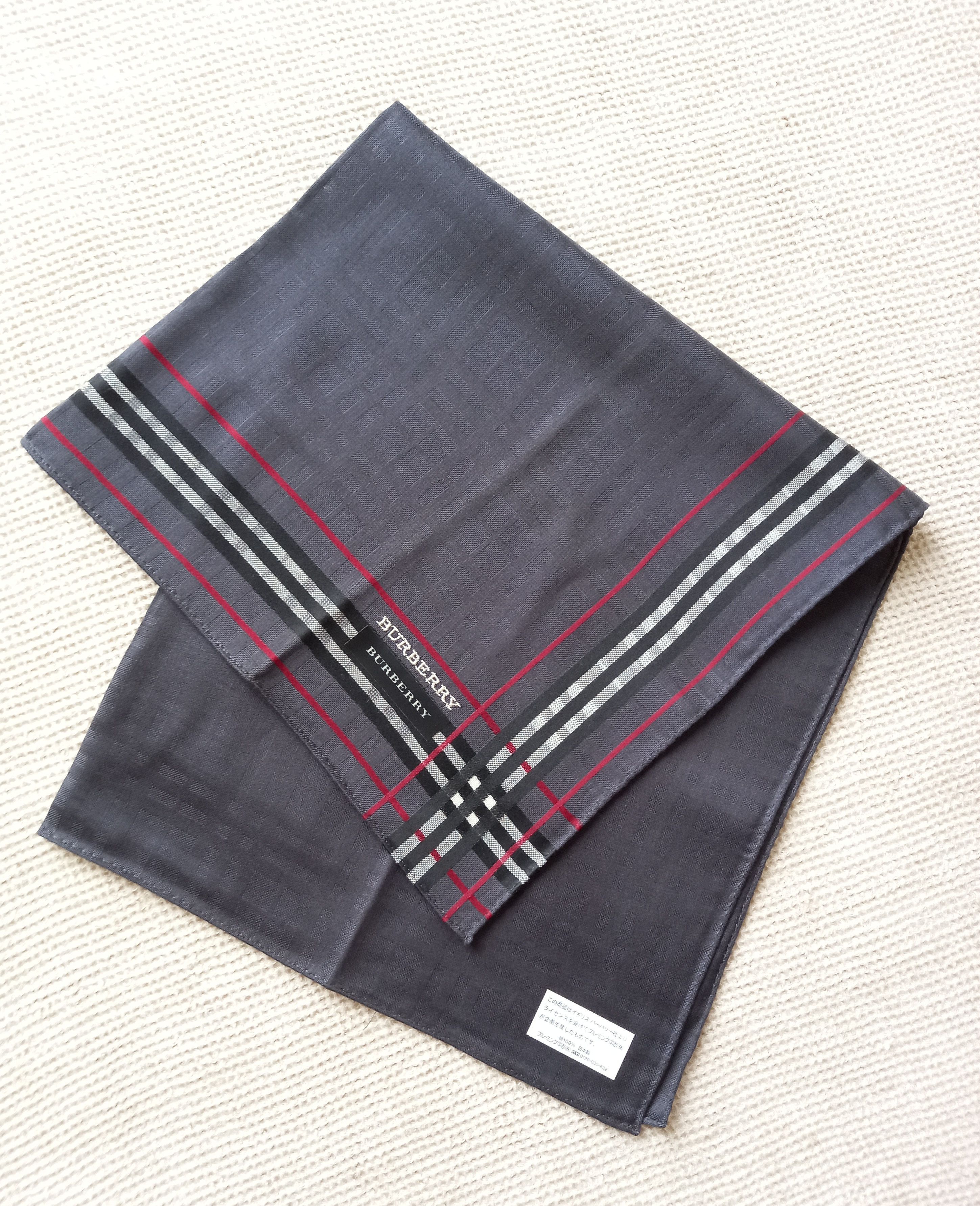Burberry × Vintage 2 Burberry Bandana/Handkerchief embroidery nova check Size ONE SIZE - 2 Thumbnail