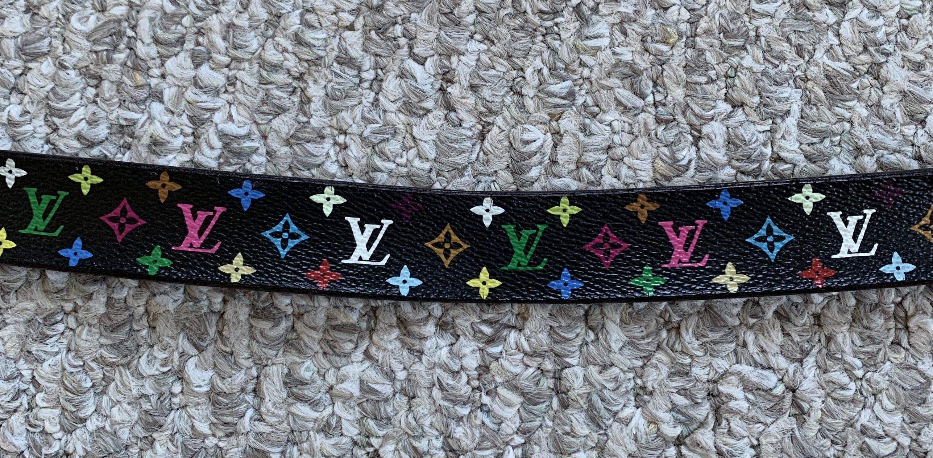 Louis Vuitton × Takashi Murakami S/S 2003 Louis Murakami Multicolor Monogram Belt + Box Size 30 - 5 Thumbnail
