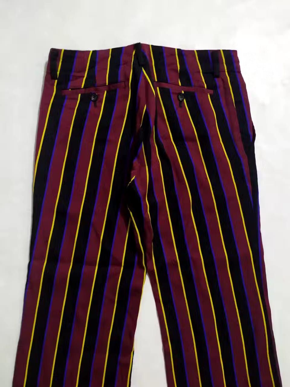 Comme des Garcons Comme Des Garcons Tricot AD2004 Stripe Cropped Pants Size 29" - 5 Thumbnail