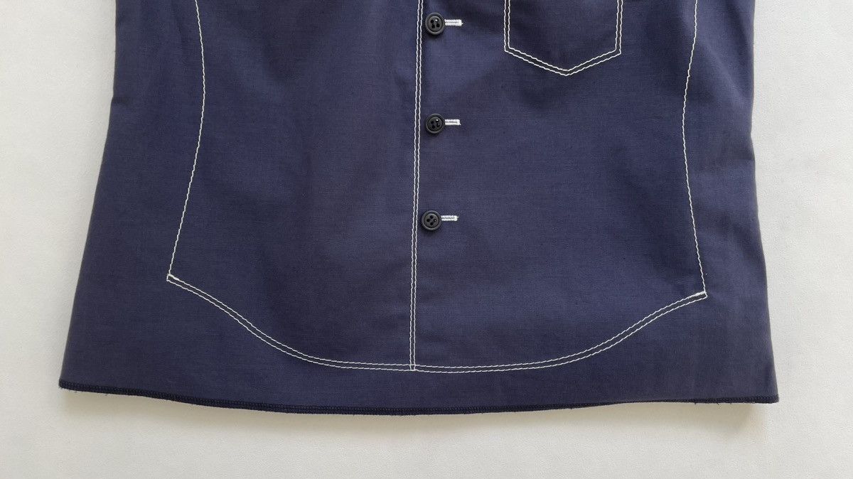 Comme des Garcons S/S 10 ‘Shirt Illusion’ Blouse Top Size S / US 4 / IT 40 - 10 Thumbnail