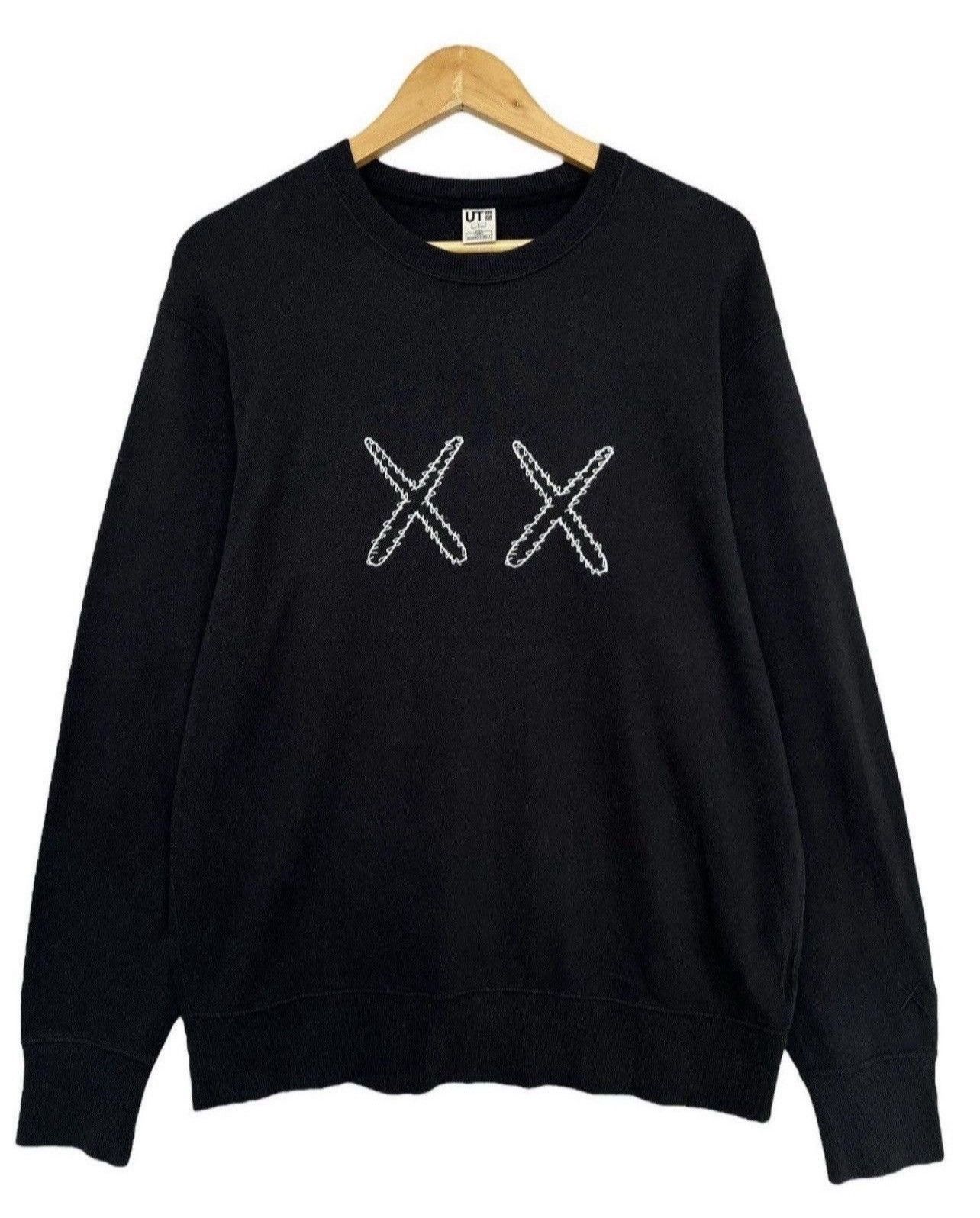 Kaws × Uniqlo Pick💥💥 Uniqlo x Kaws Sesame Street Black Sweatshirt Size US L / EU 52-54 / 3 - 2 Thumbnail
