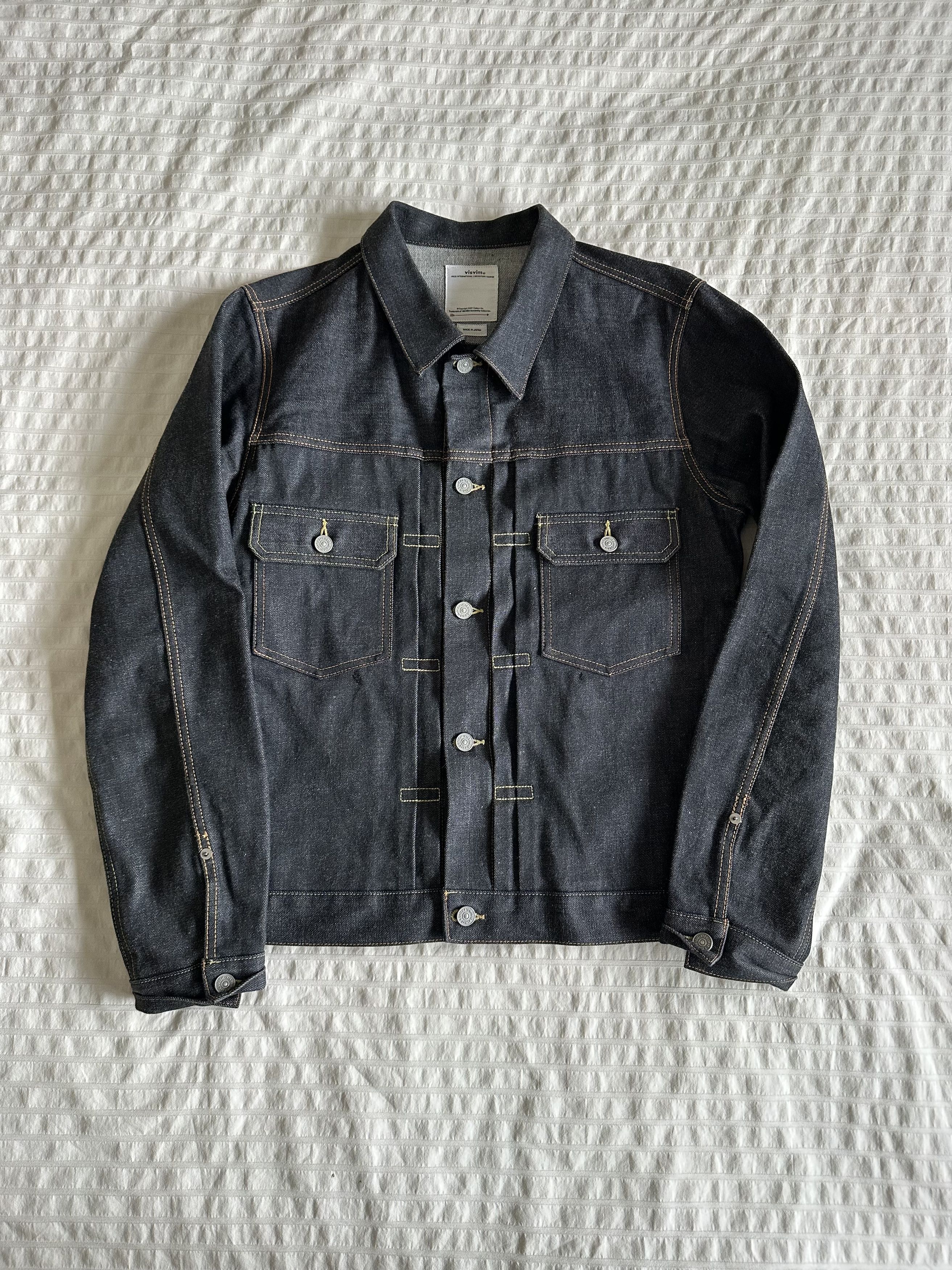 Visvim SS 101X JKT Unwashed (tagged 4) Size US L / EU 52-54 / 3 - 2 Thumbnail