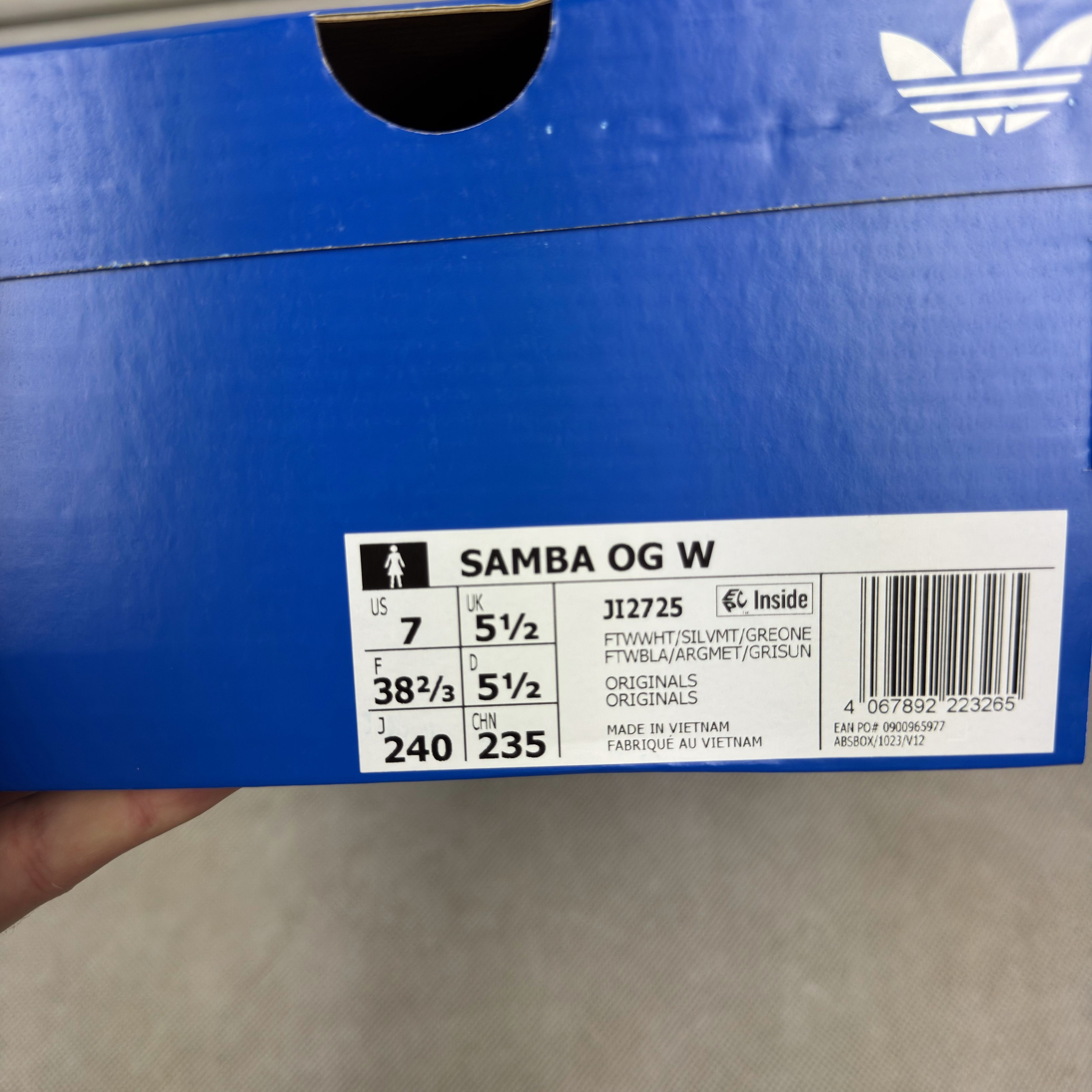 Adidas Adidas Samba OG JI2725 Women's White Black Sneakers Shoes 7 Size US 7 / IT 37 - 11 Thumbnail