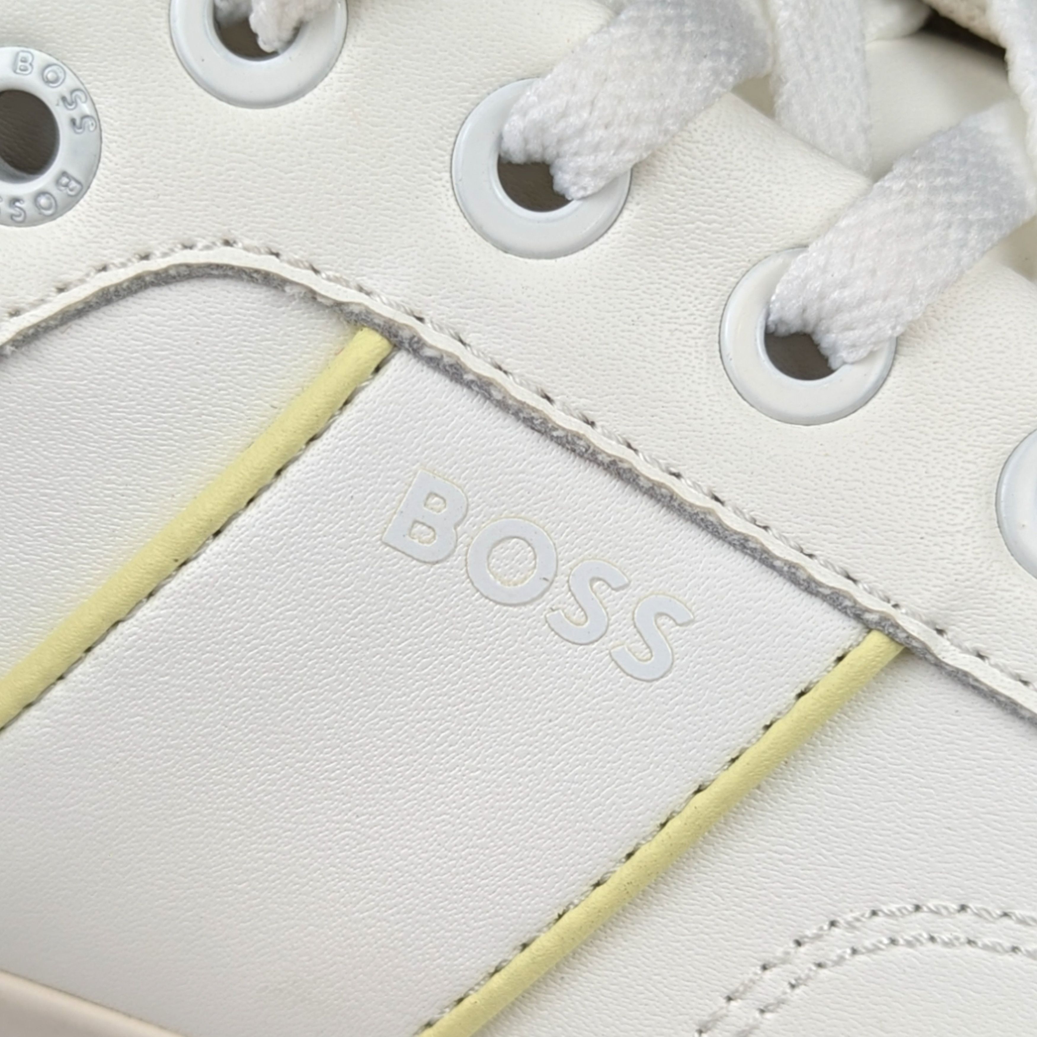 Hugo Boss HUGO BOSS White Sneakers Size US 7 / IT 37 - 8 Thumbnail