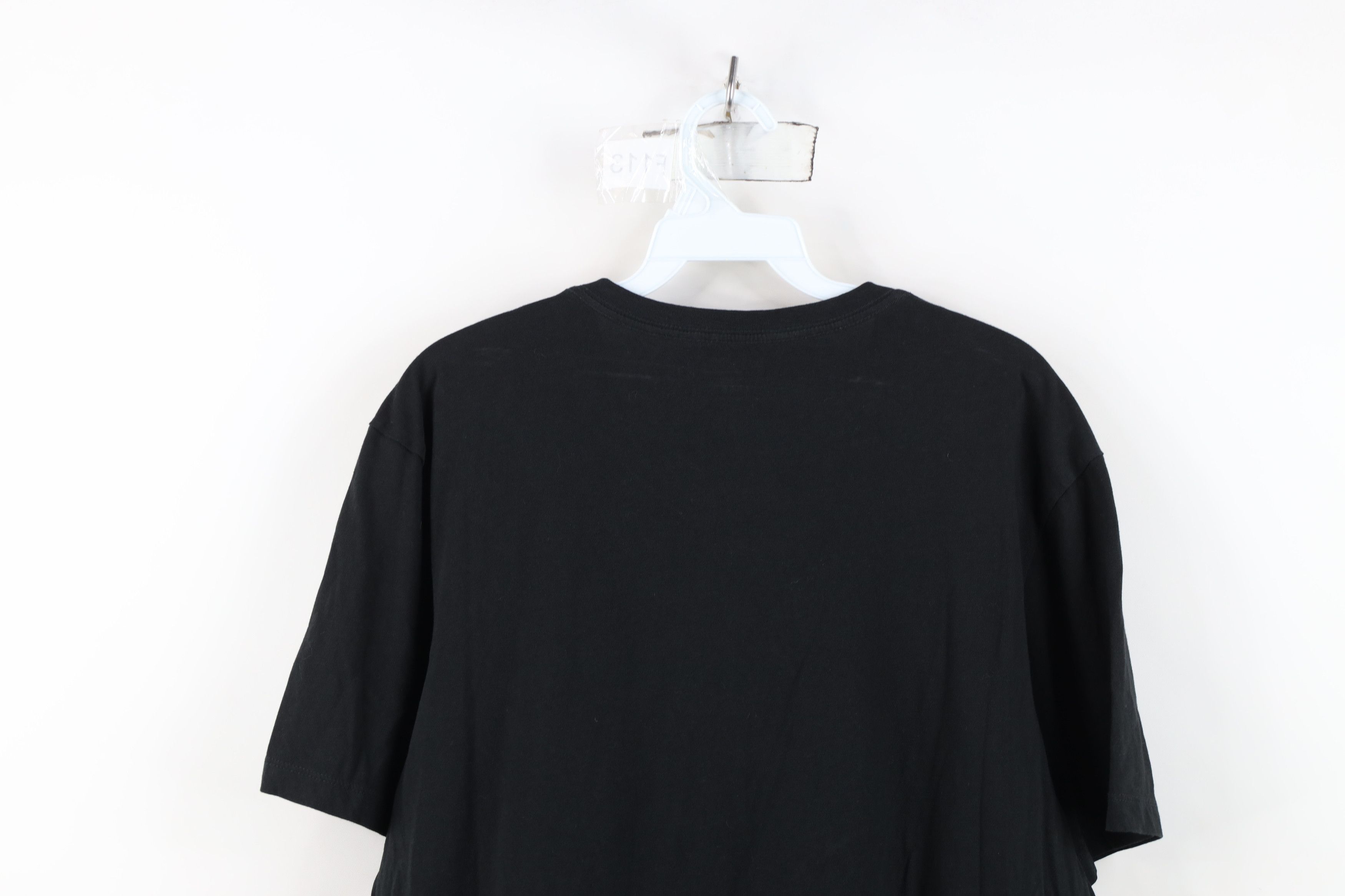 J.Crew J Crew Blank Cotton Knit Short Sleeve V-Neck T-Shirt Black Size US L / EU 52-54 / 3 - 13 Thumbnail