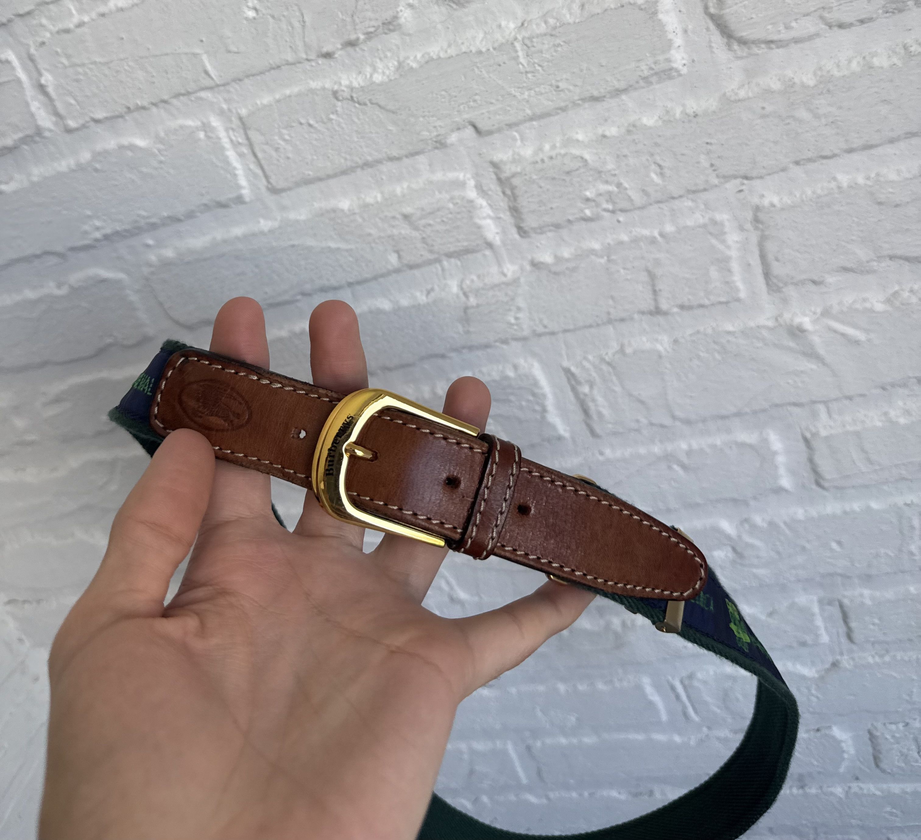 Burberry Vintage Burberrys Golf Belt Son Vida Palma De Mallorca Size ONE SIZE - 2 Thumbnail
