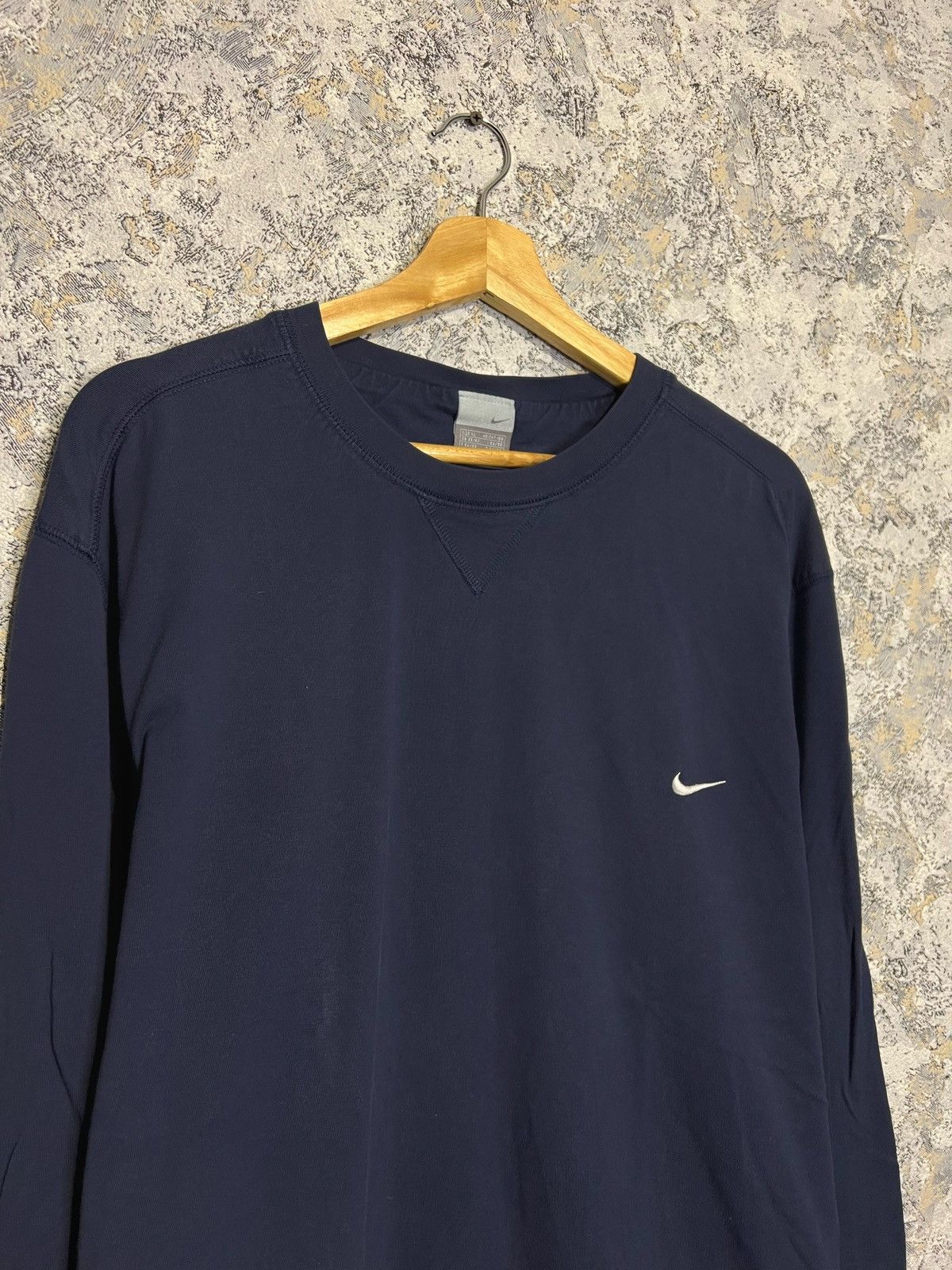 Other Vintage Nike Long Sleeve Small Swoosh Size US XL / EU 56 / 4 - 2 Thumbnail