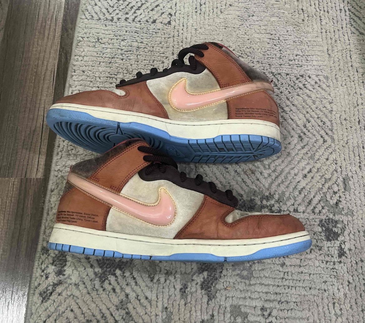 Nike dunk mid chocolate milk size 12 Size US 12 / EU 45 - 1 Thumbnail